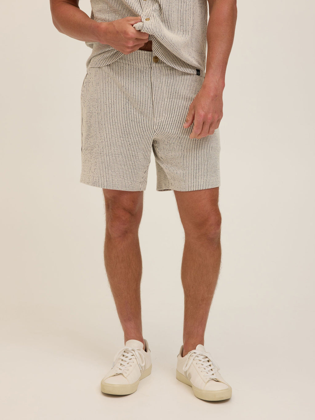 Dylan Tonal Stretch Seersucker Short
