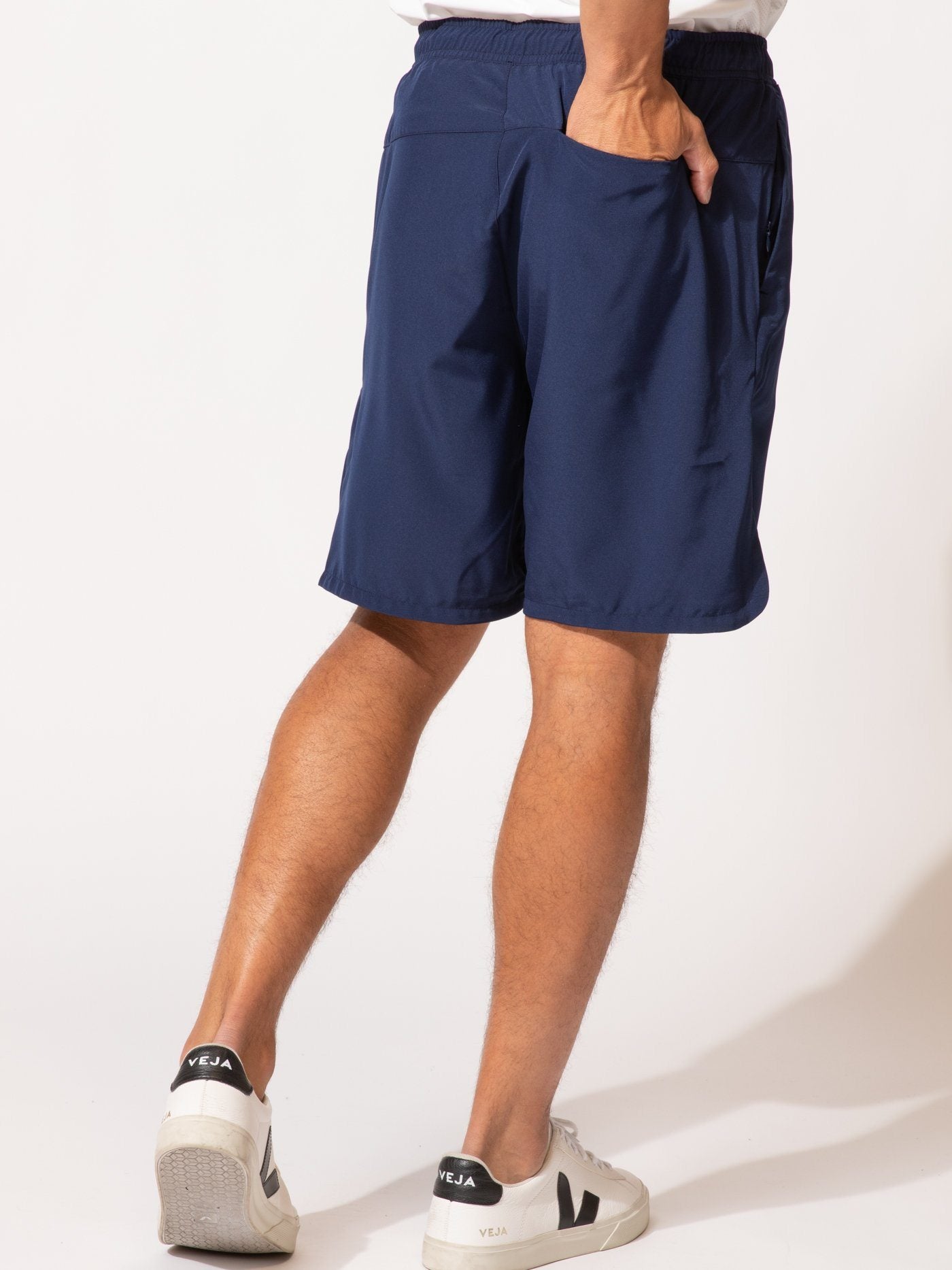 Men's 9" ReActive Athletic Training Shorts in Navy Blue
