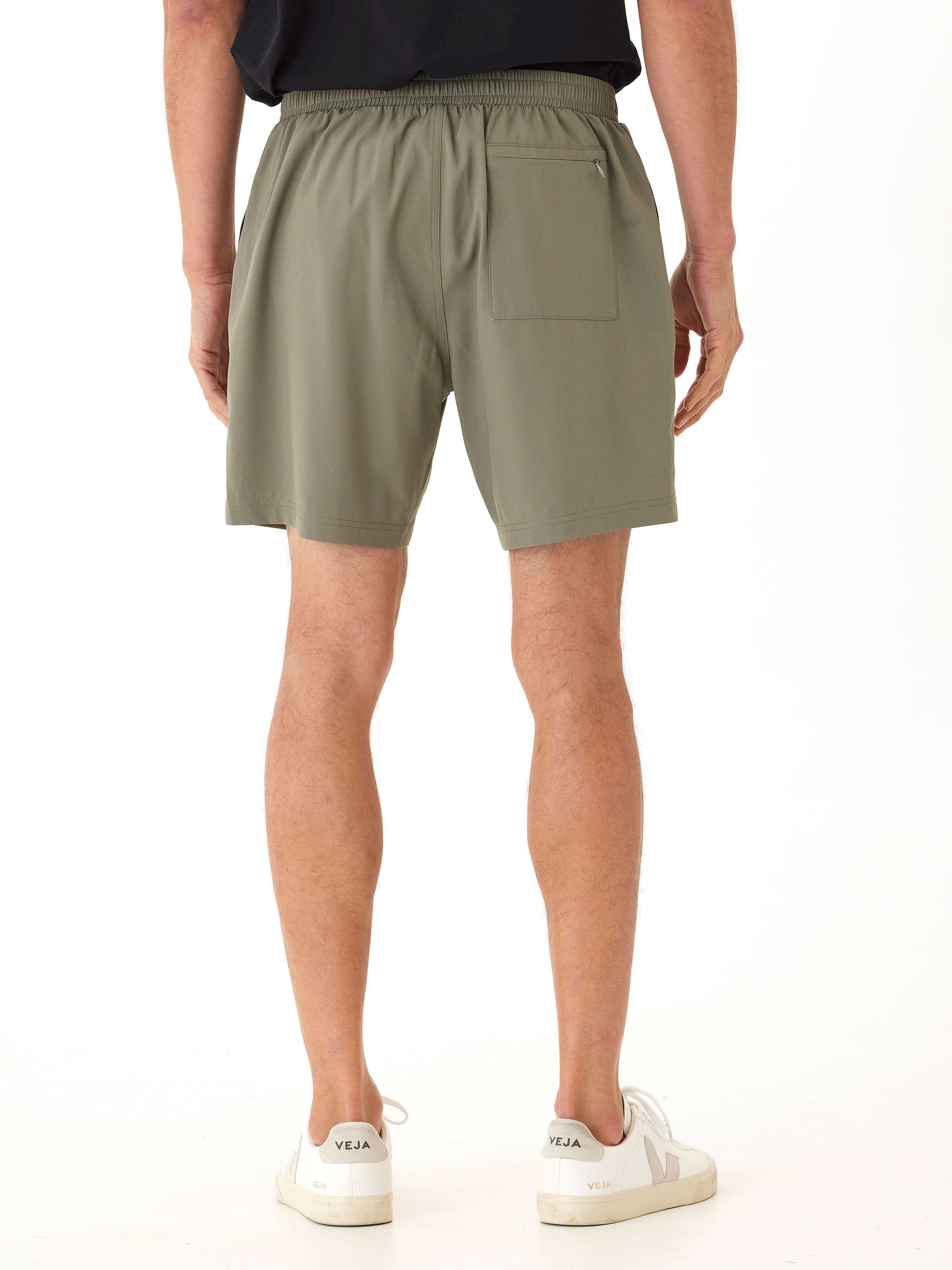 Prescott Essential Eco Woven Short - Lightweight Athleisure Olive