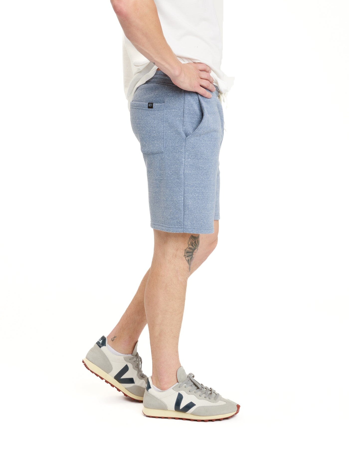 Men's Core Triblend Fleece Short - Relaxed Fit Knit Loungewear