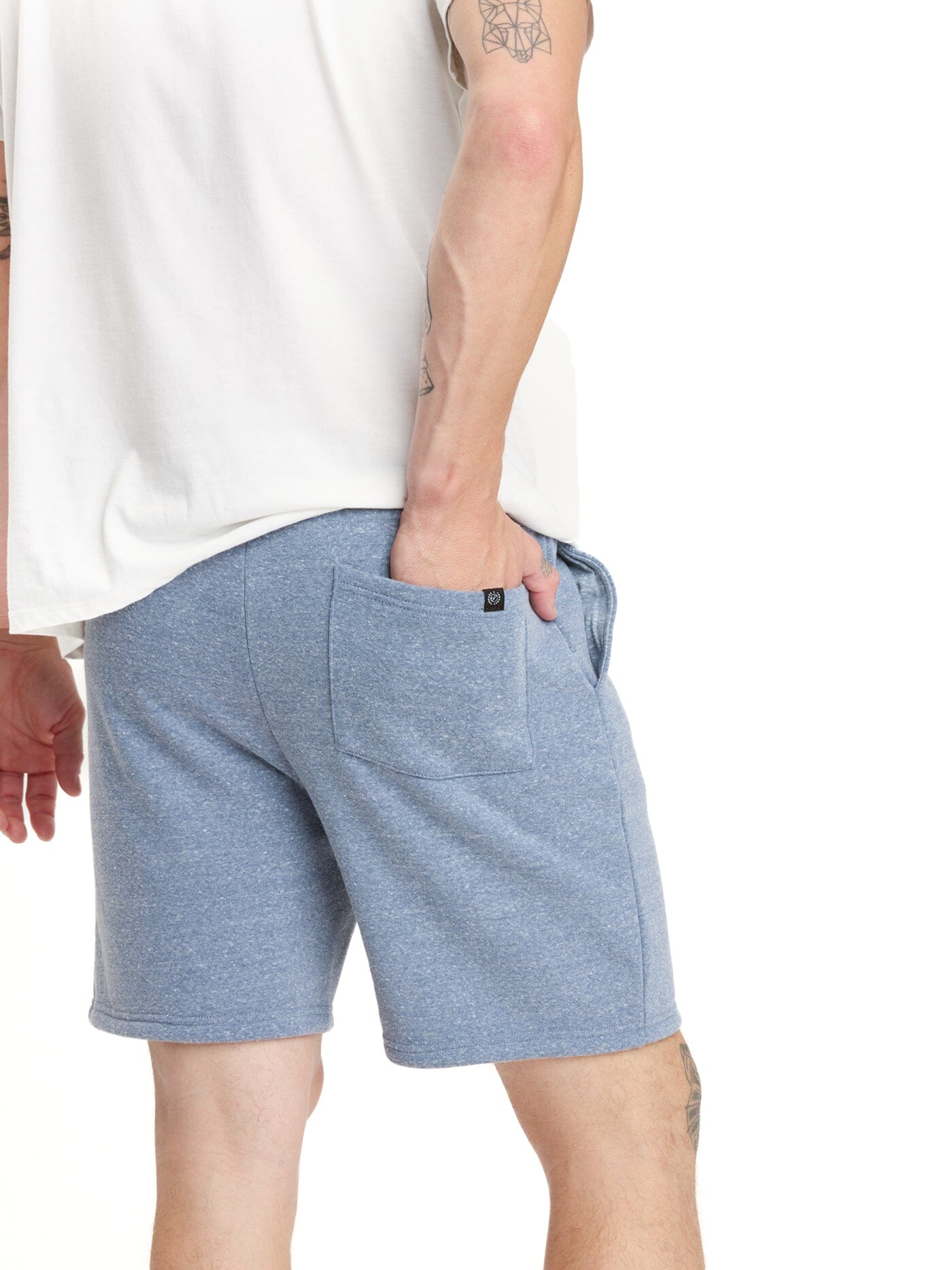 Men's Core Triblend Fleece Short - Relaxed Fit Knit Loungewear
