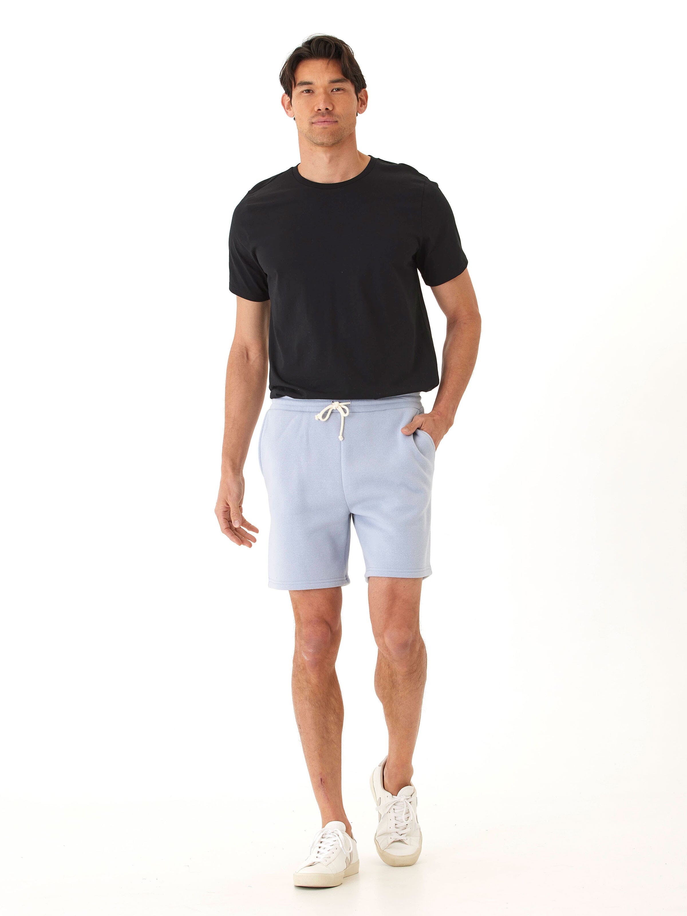 Men's Triblend Fleece Shorts - Soft Athletic Casual Lounge Shorts