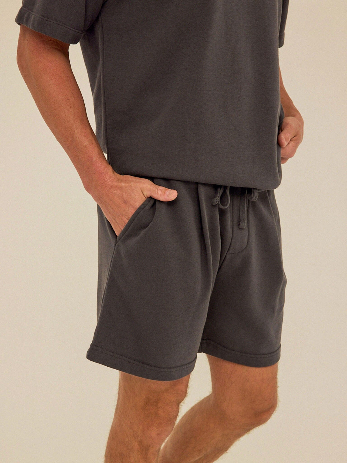 Easton Cotton Blend Terry Pleated Short