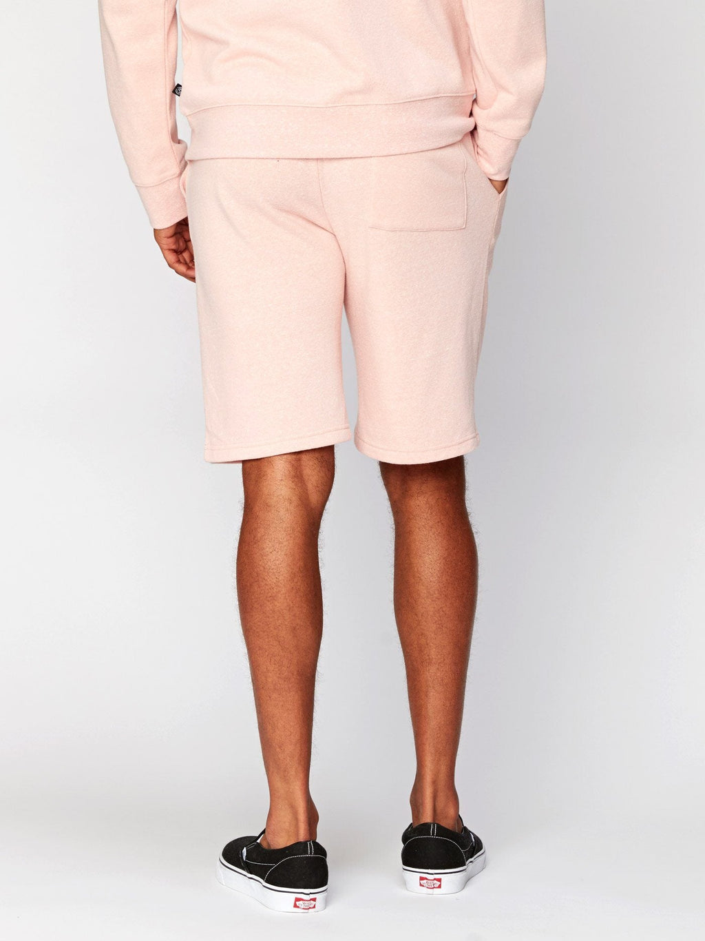 Garrett 9" Triblend Short in Pastel Pink - Casual Sporty Knit