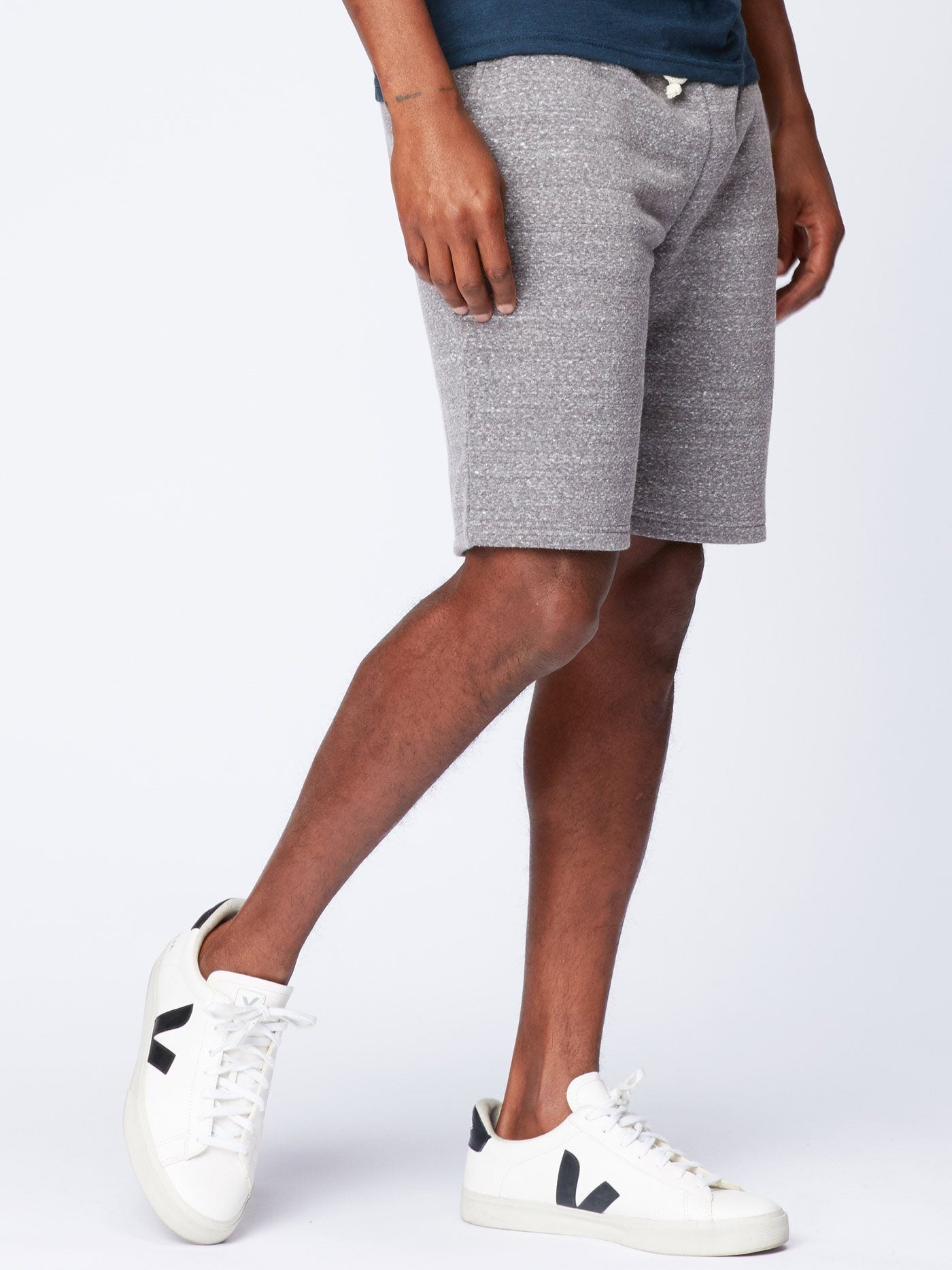 Garrett 9" Triblend Knit Shorts in Grey - Casual Athleisure