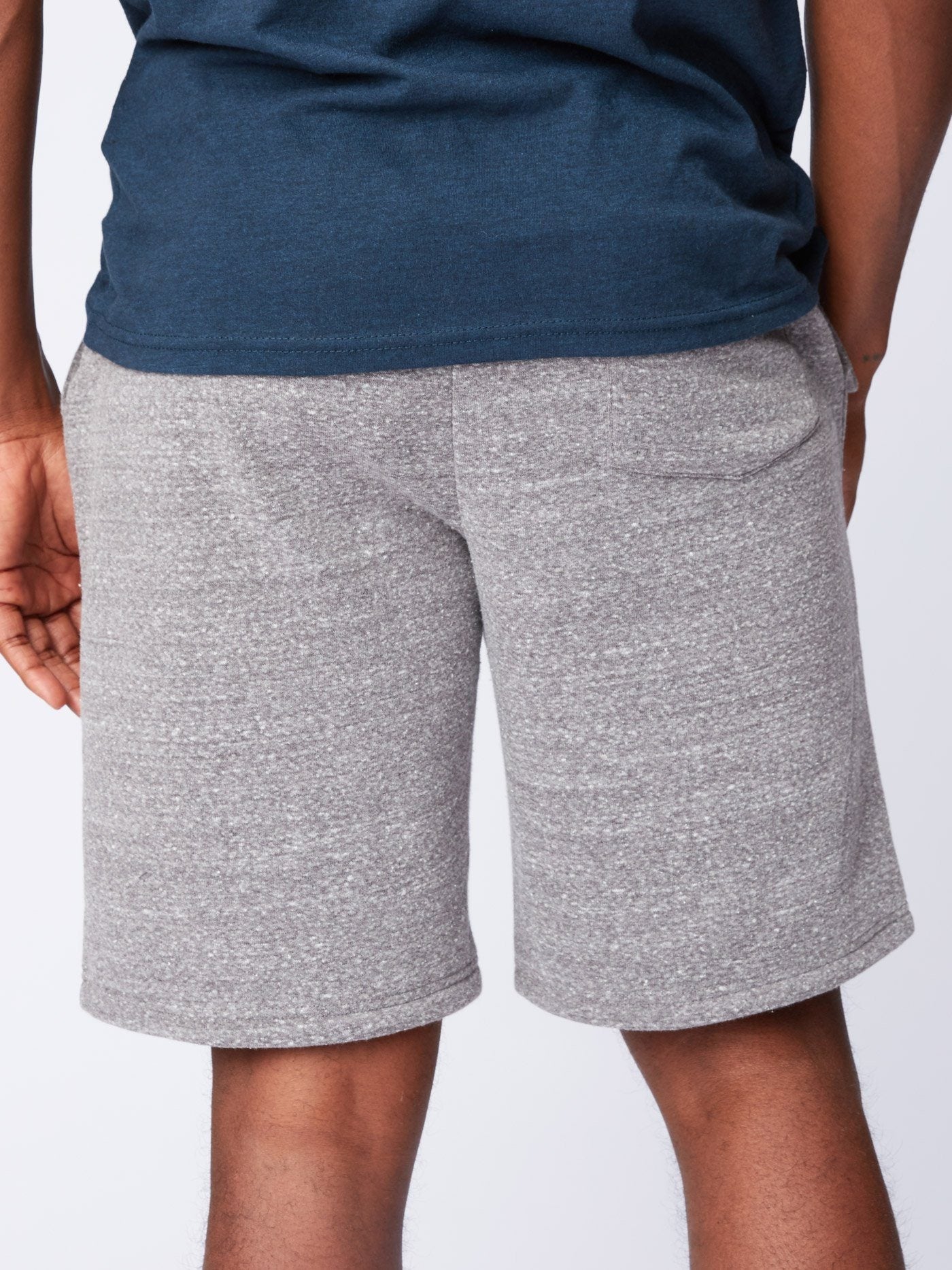 Garrett 9" Triblend Knit Shorts in Grey - Casual Athleisure