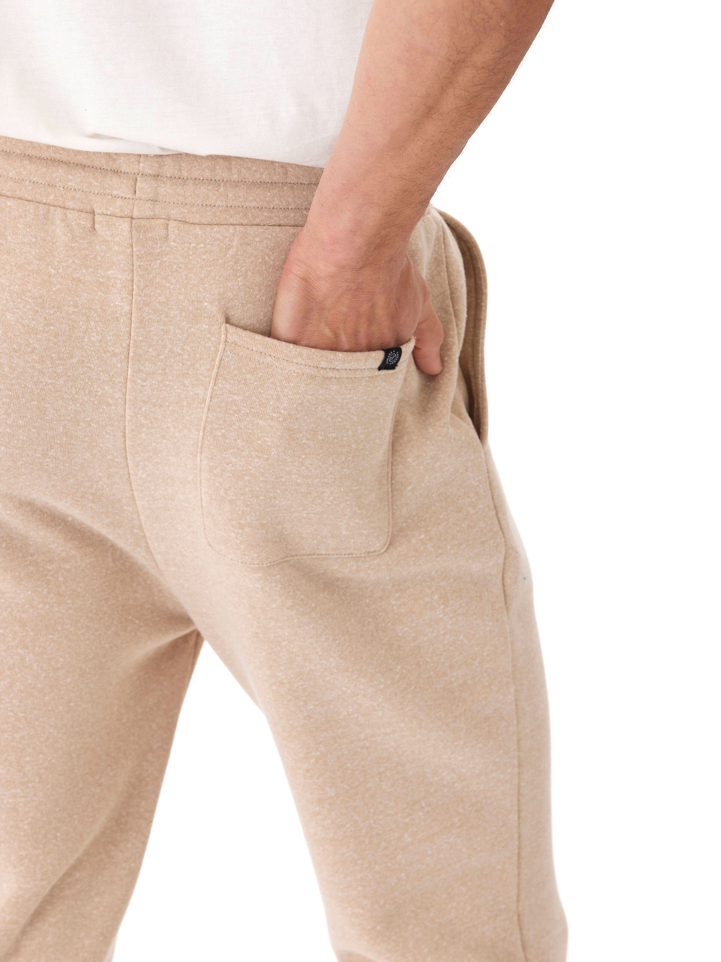 Men's Core Triblend Fleece Jogger: Soft Straight Leg Sweatpants