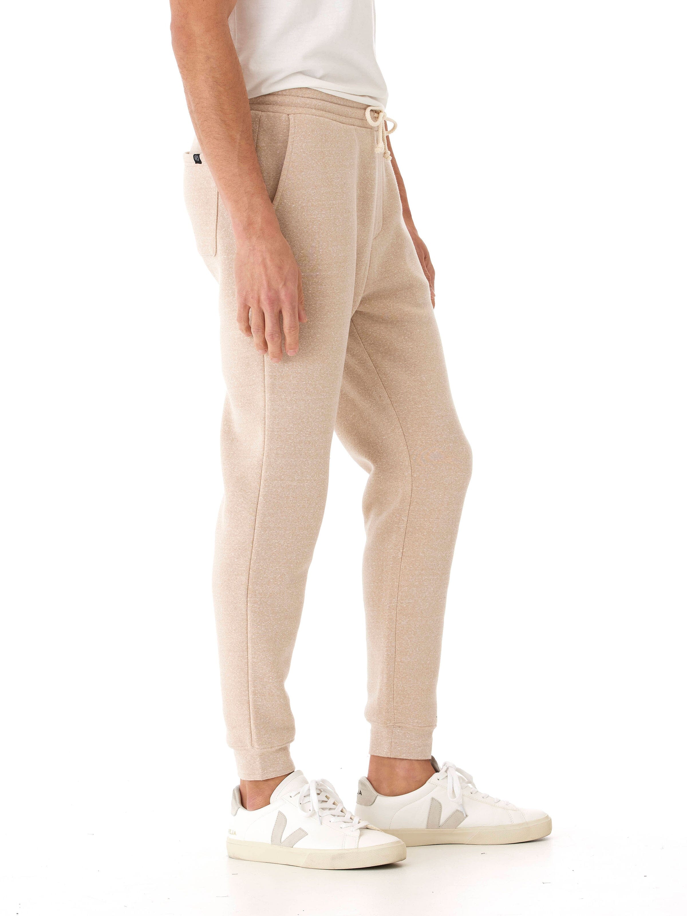 Men's Core Triblend Fleece Jogger: Soft Straight Leg Sweatpants
