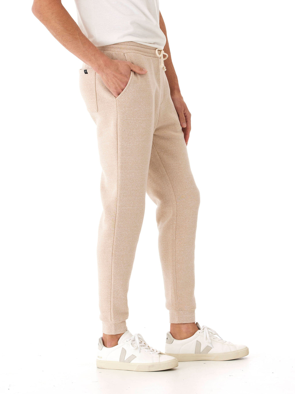 Men's Core Triblend Fleece Jogger: Soft Straight Leg Sweatpants