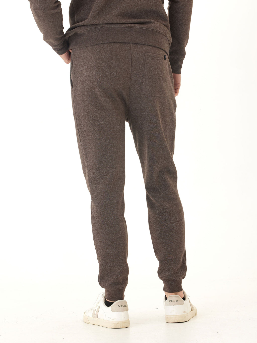 Men's Core Triblend Fleece Jogger in Dark Espresso Brown Heather