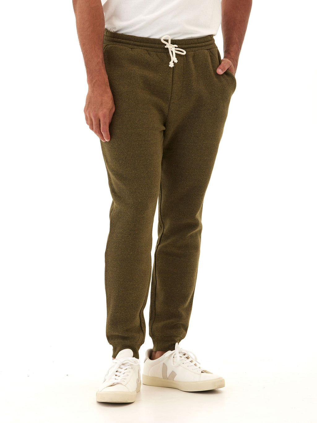 Men's Triblend Fleece Joggers with Modern Straight Leg Fit