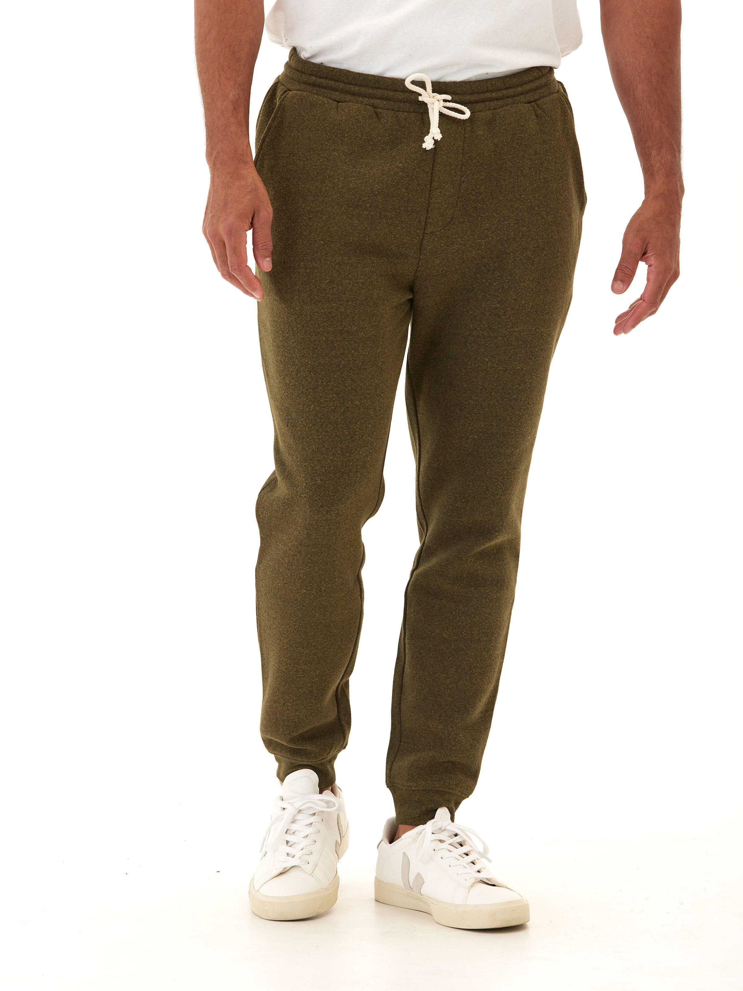 Men's Triblend Fleece Joggers with Modern Straight Leg Fit