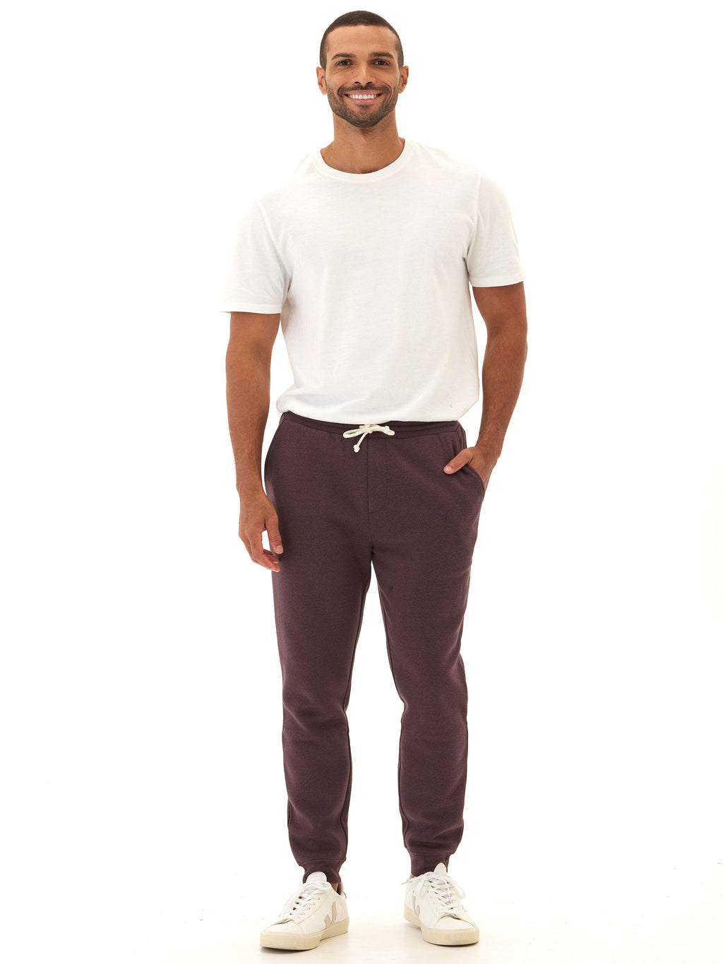 Men's Core Triblend Fleece Jogger - Relaxed Fit Athletic Sweatpants