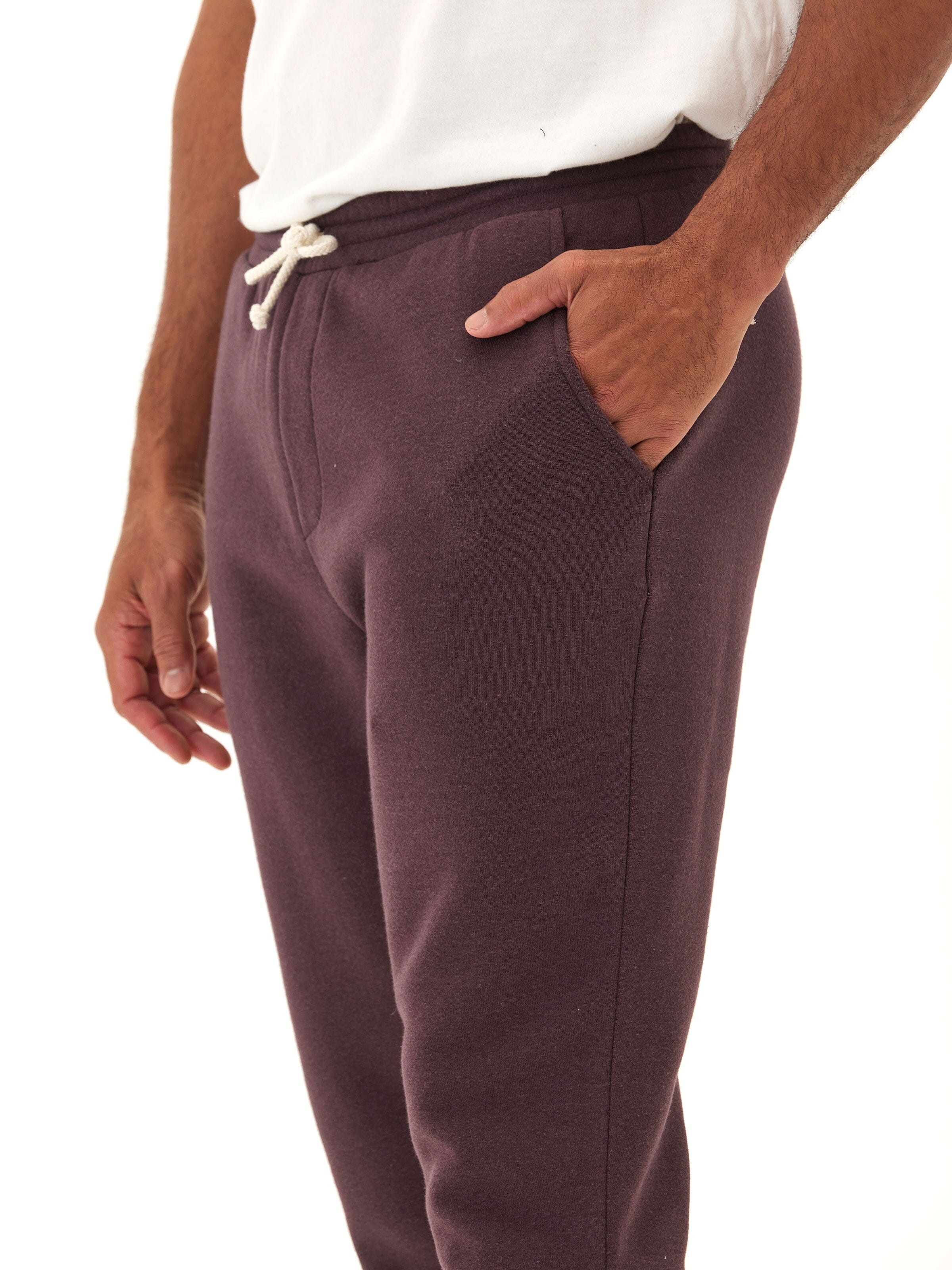 Men's Core Triblend Fleece Jogger - Relaxed Fit Athletic Sweatpants