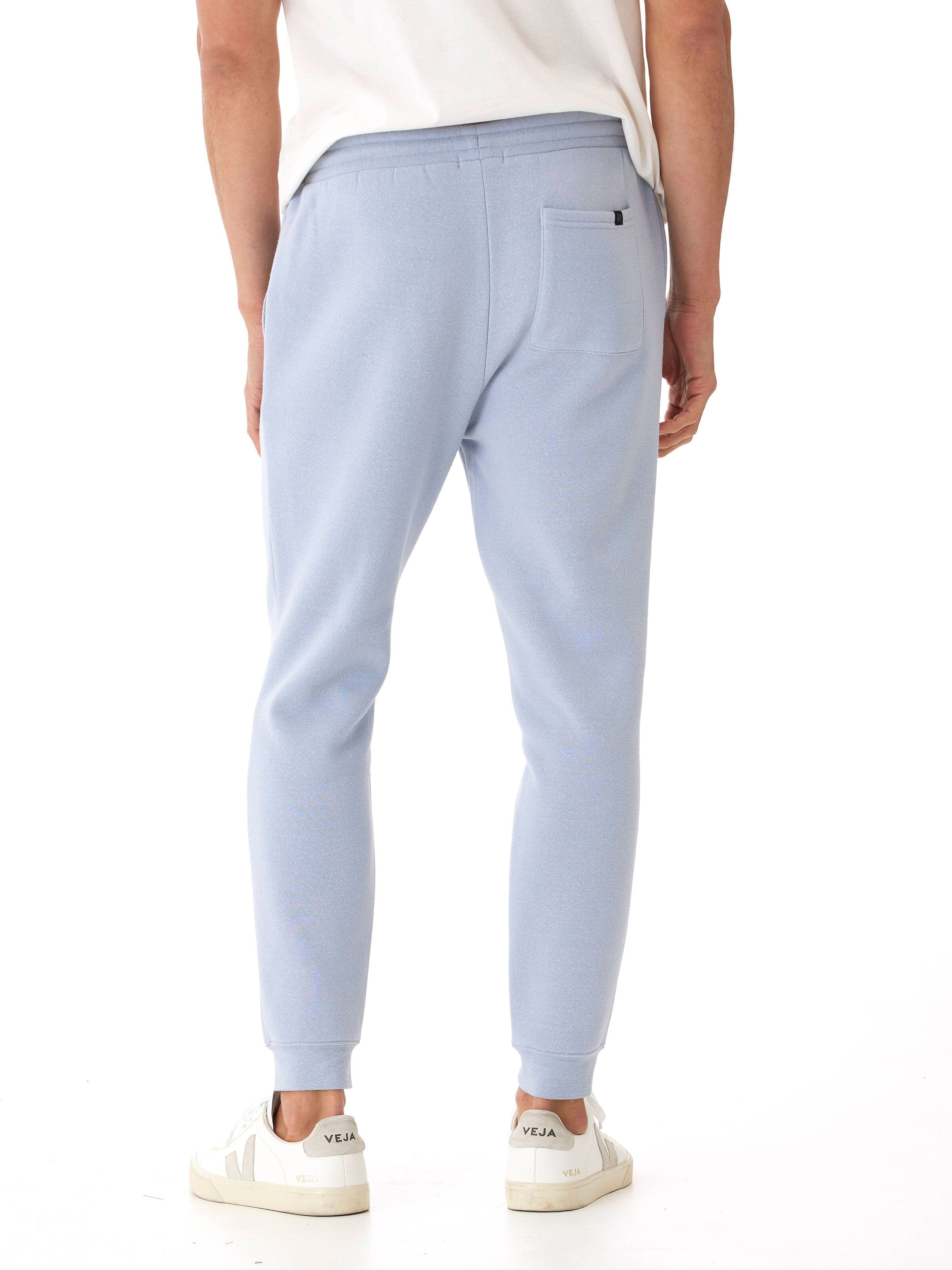 Men's Core Triblend Fleece Joggers in Heathered Light Blue