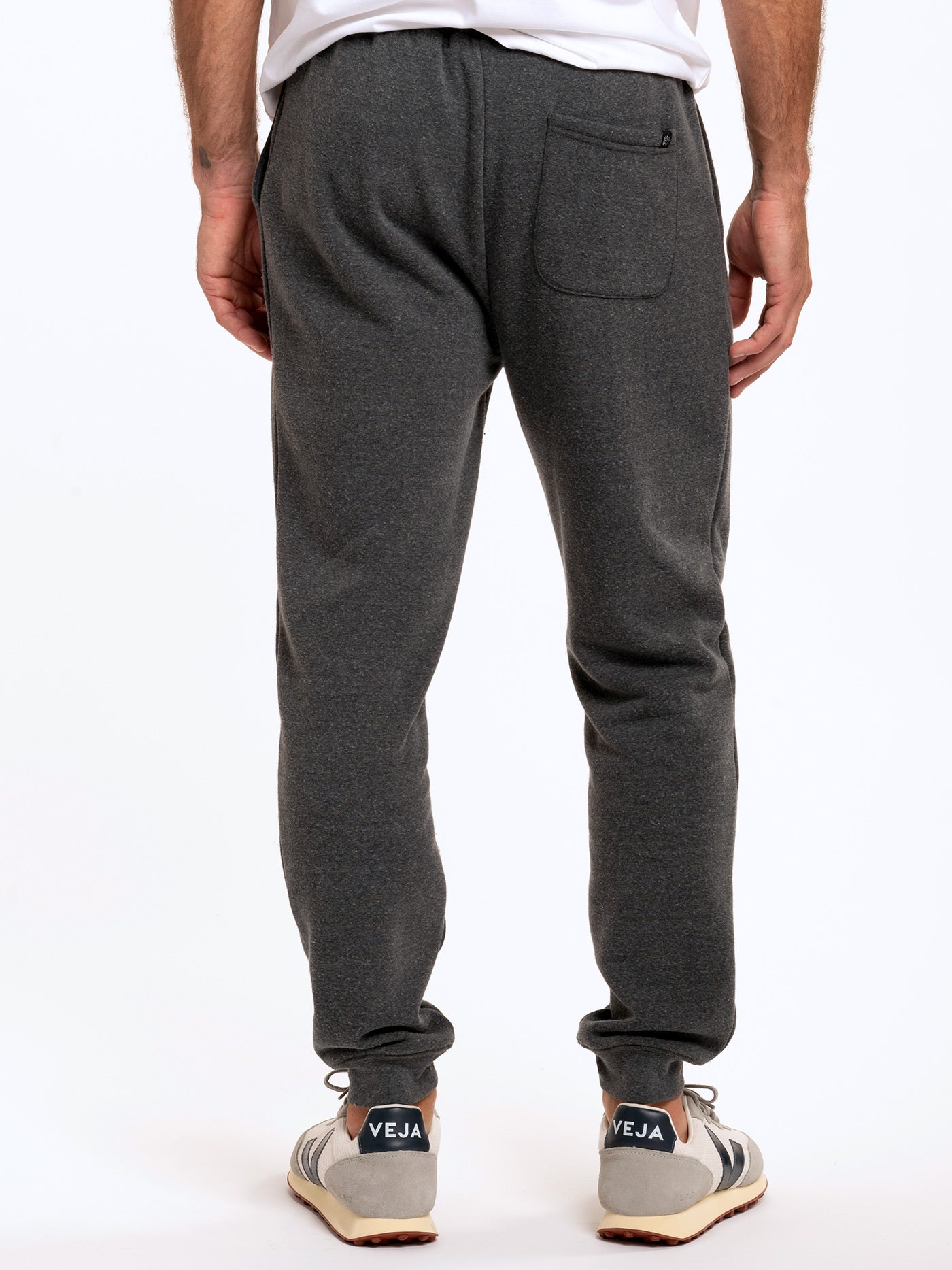 Men's Triblend Fleece Jogger in Charcoal Grey