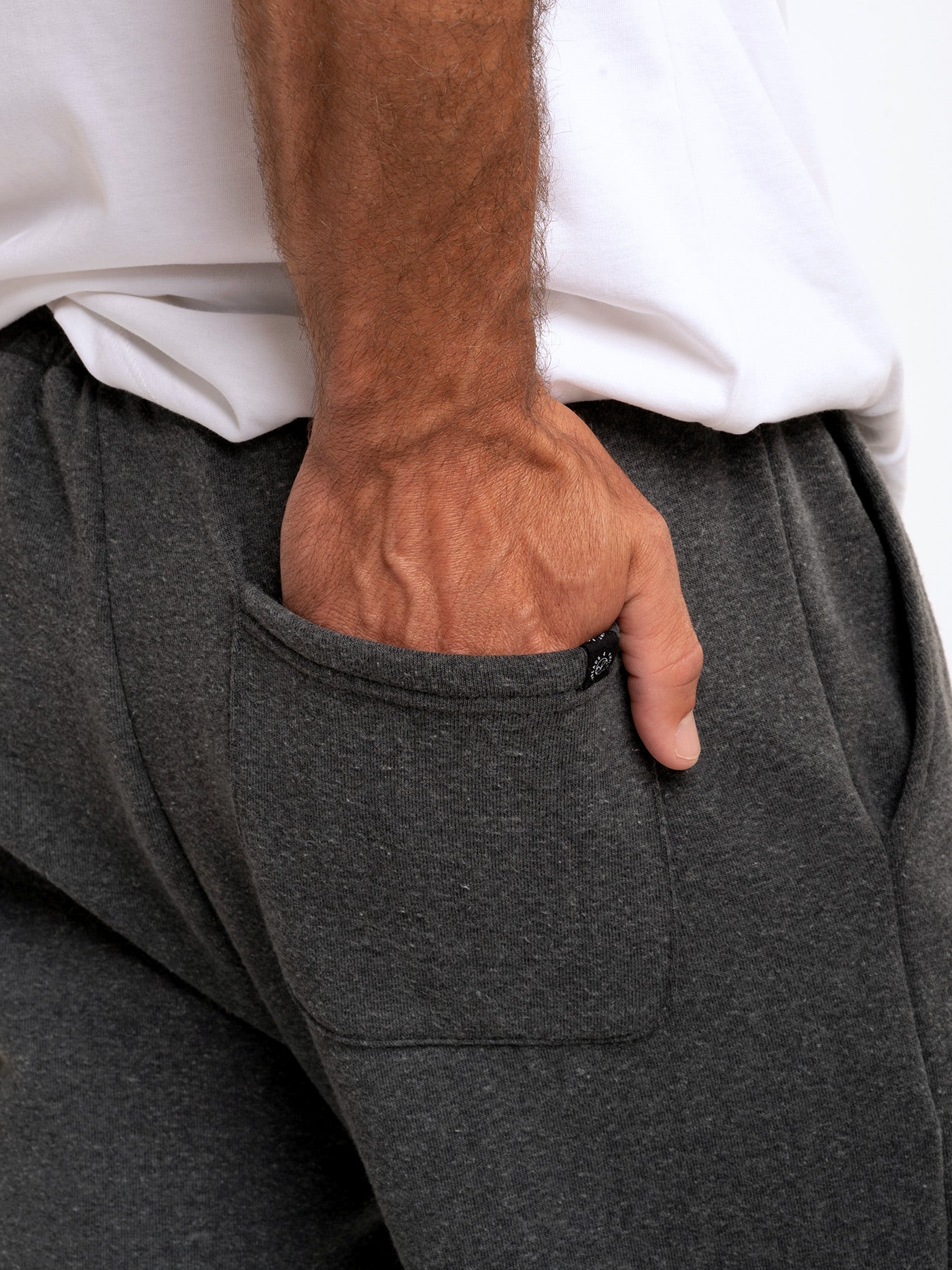 Men's Triblend Fleece Jogger in Charcoal Grey