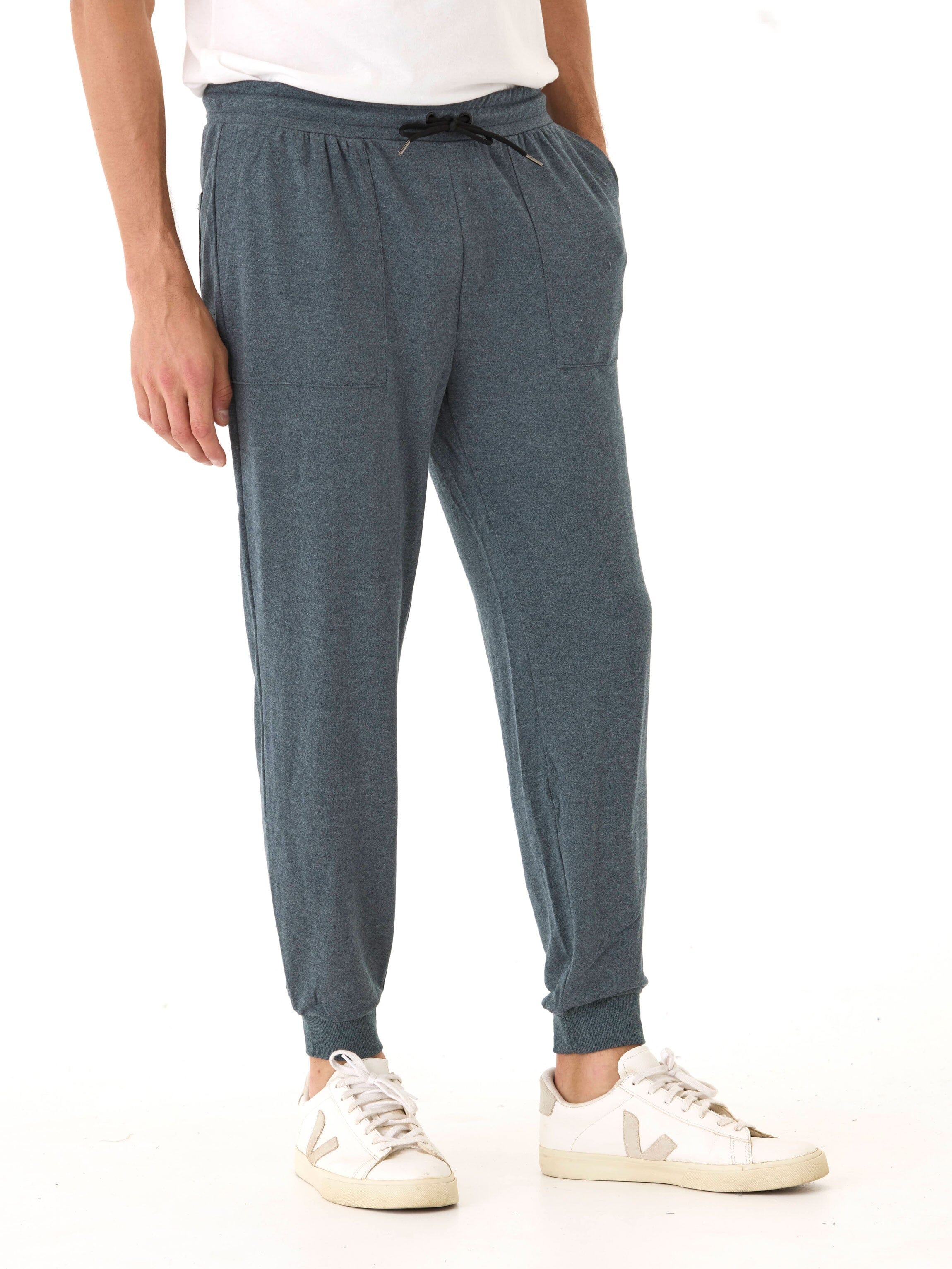 Pierce French Terry Men's Joggers - Relaxed Fit Lounge Pants
