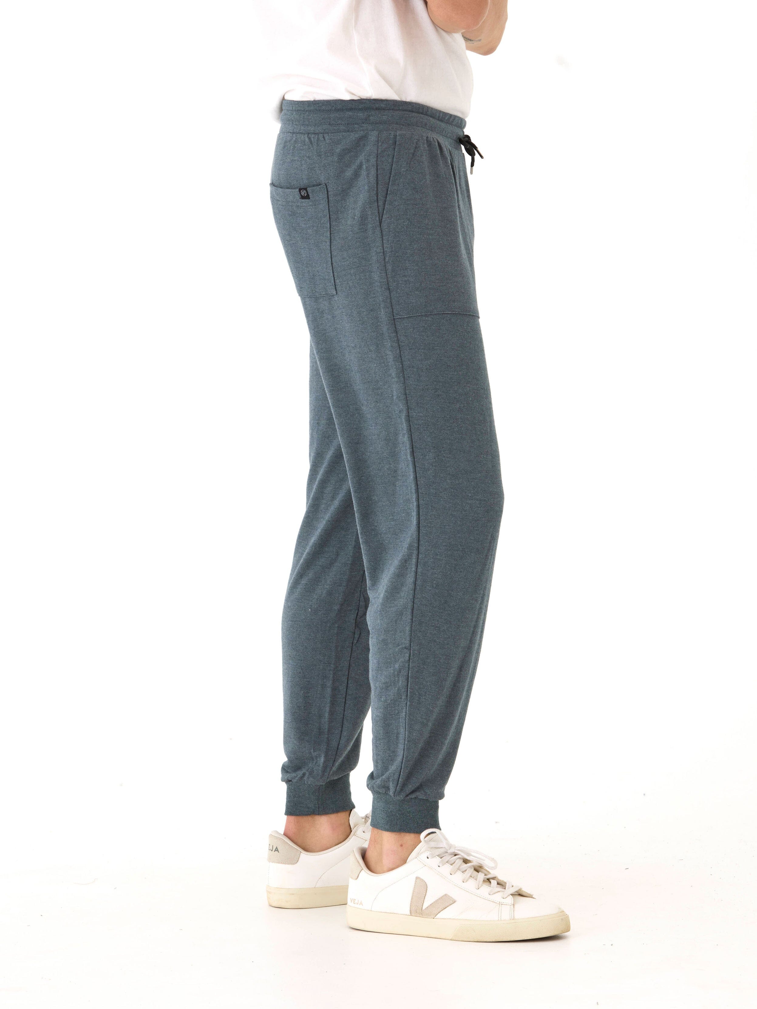 Pierce French Terry Men's Joggers - Relaxed Fit Lounge Pants