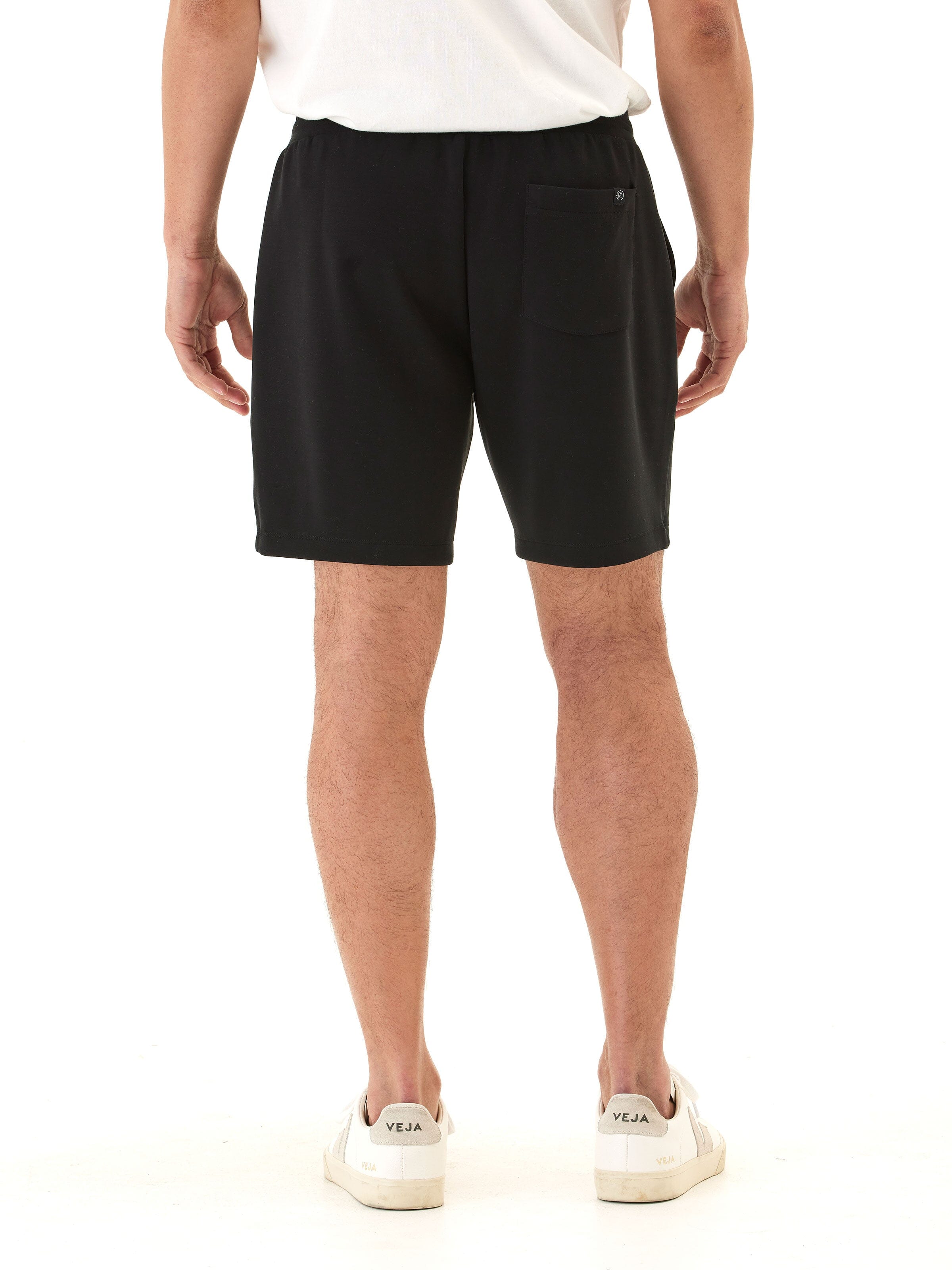 Casper Sueded Modal Relaxed Fit Short - Solid Black