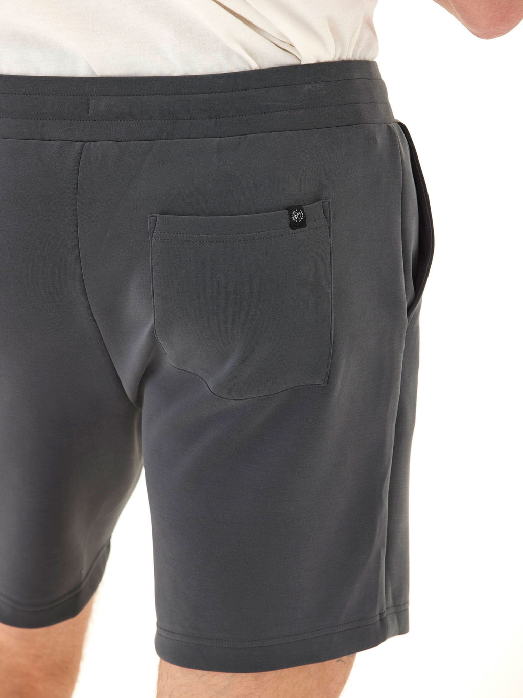 Garrett Sueded Modal Shorts with Elastic Waistband and Pockets