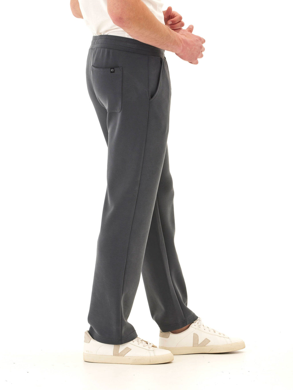 Kevin Sueded Modal Drawstring Pant - Relaxed Straight Leg Lounge