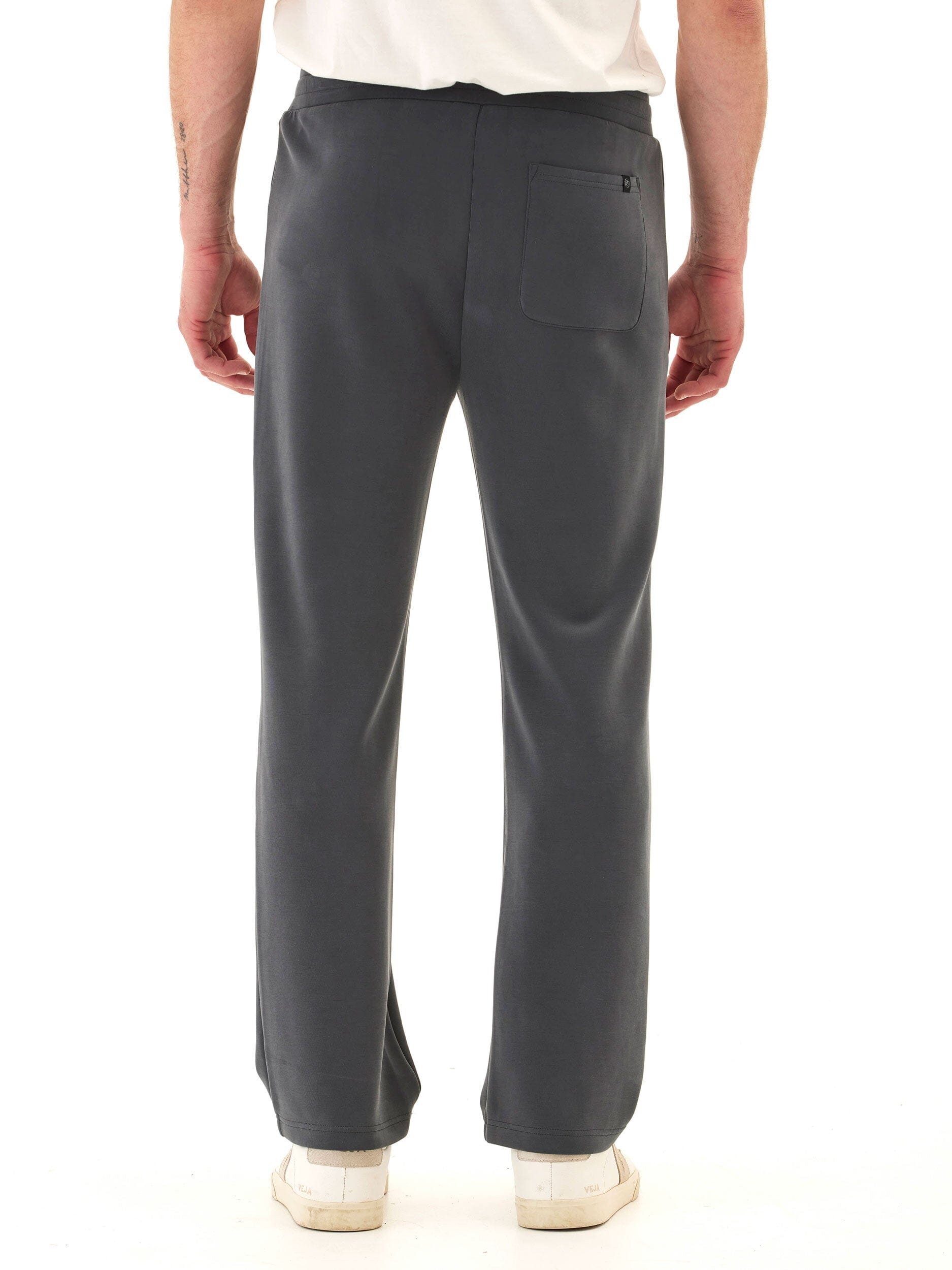 Kevin Sueded Modal Drawstring Pant - Relaxed Straight Leg Lounge