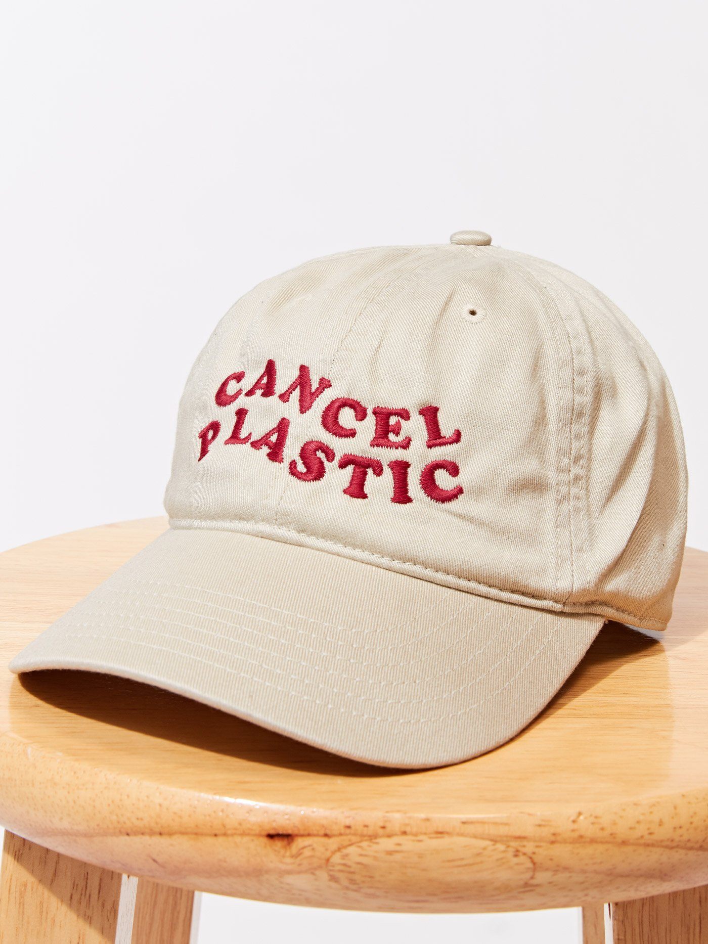 Cancel Plastic Dad Hat - Organic Cotton Minimalist Streetwear Cap