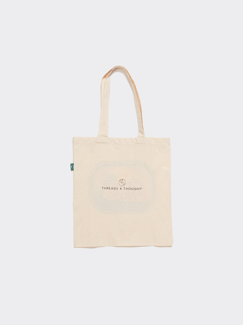 Retro Wave Cotton Tote Bag - 12" x 15" Eco-Conscious Carryall