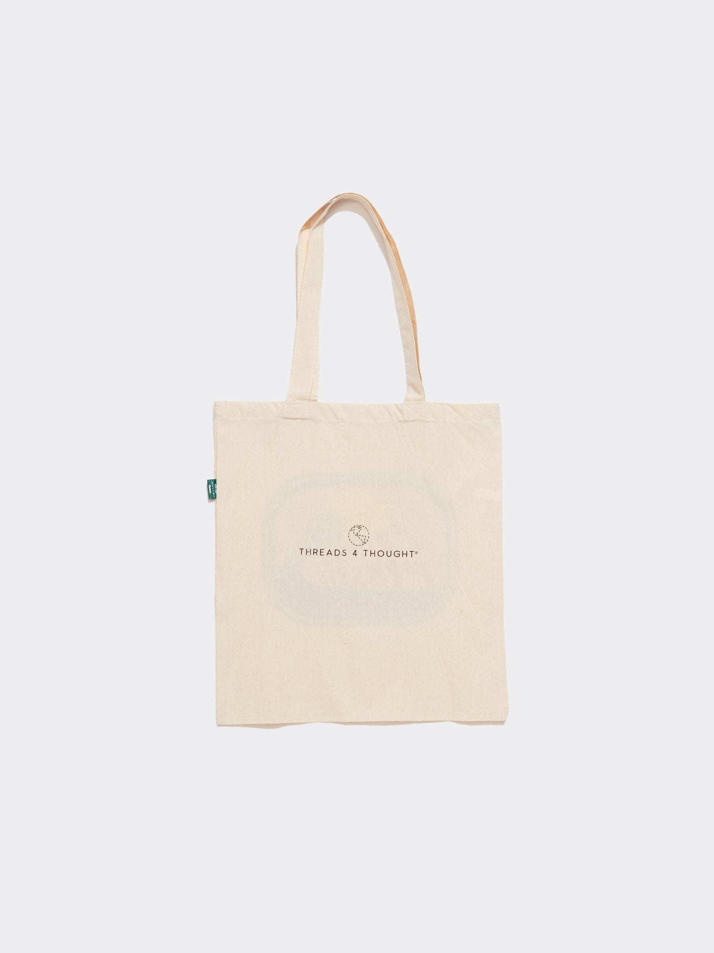 Retro Wave Cotton Tote Bag - 12" x 15" Eco-Conscious Carryall