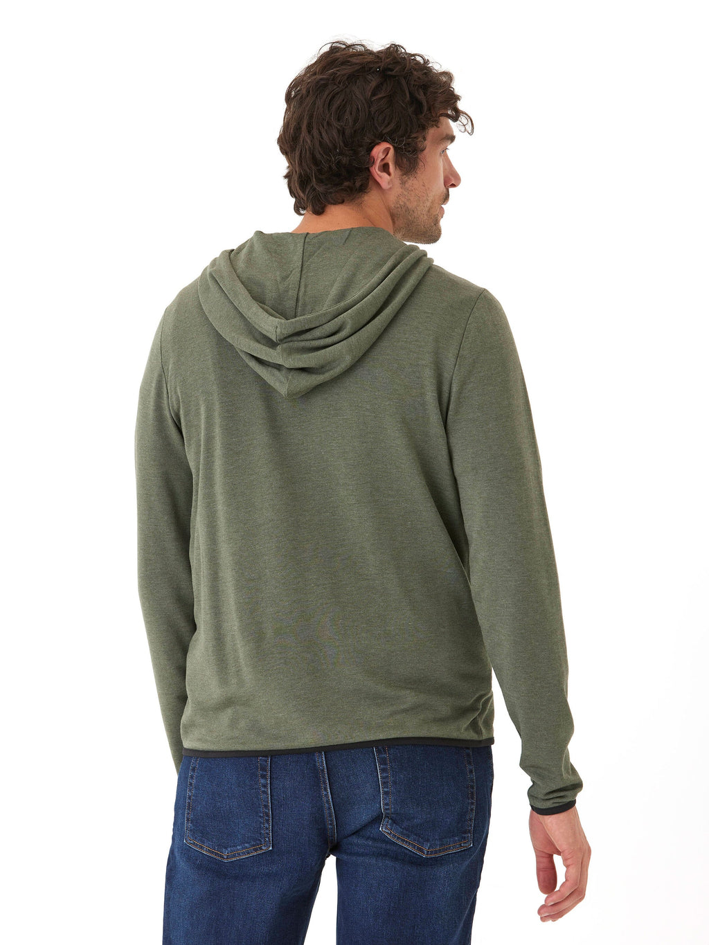 Khris 1/4 Zip Feather Fleece Hoodie - Sporty Men's Pullover