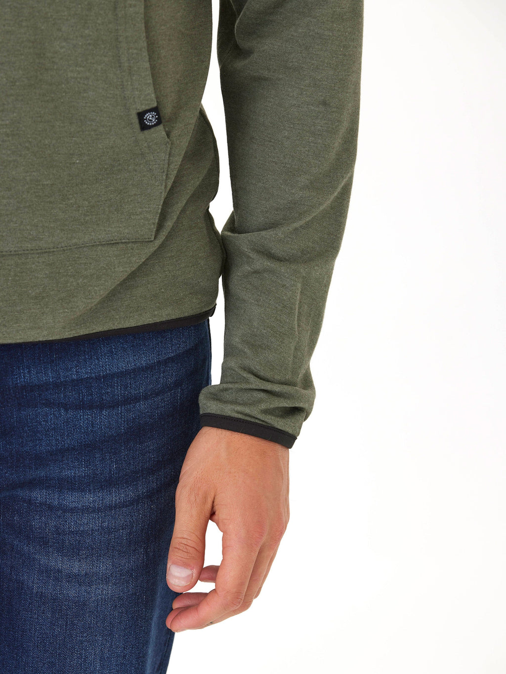 Khris 1/4 Zip Feather Fleece Hoodie - Sporty Men's Pullover