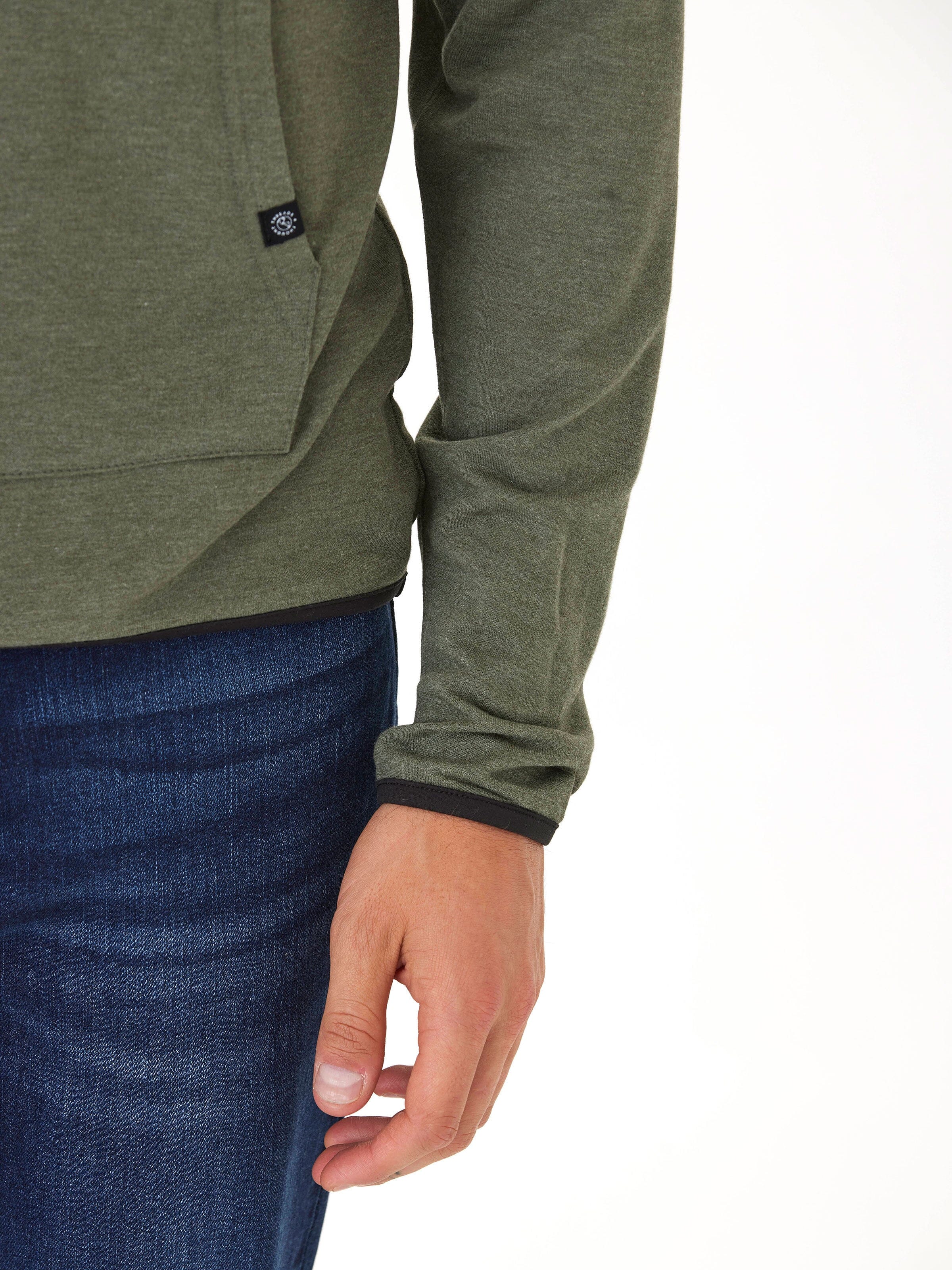 Khris 1/4 Zip Feather Fleece Hoodie - Sporty Men's Pullover