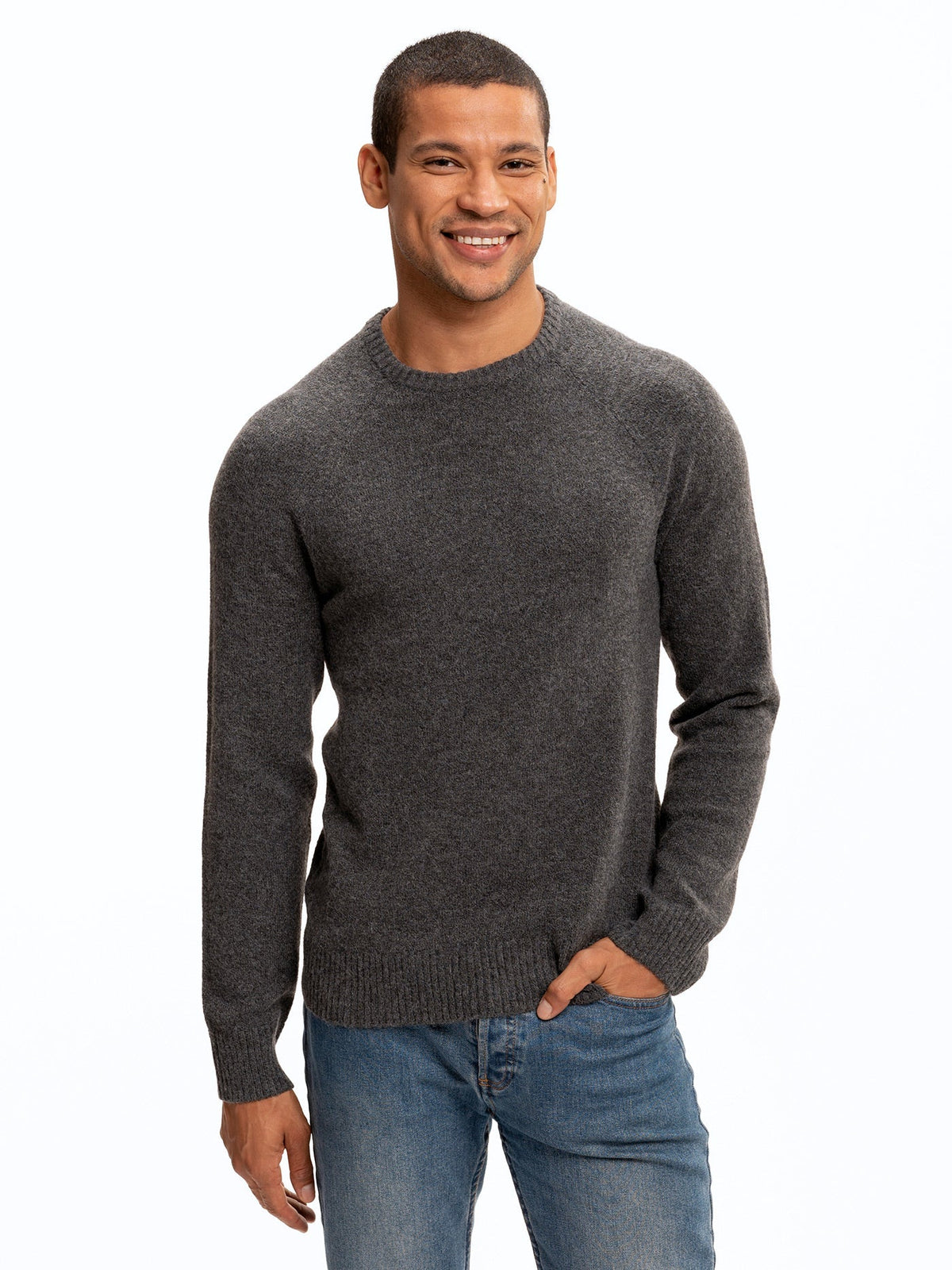 Alejandro Raglan Crew Sweater