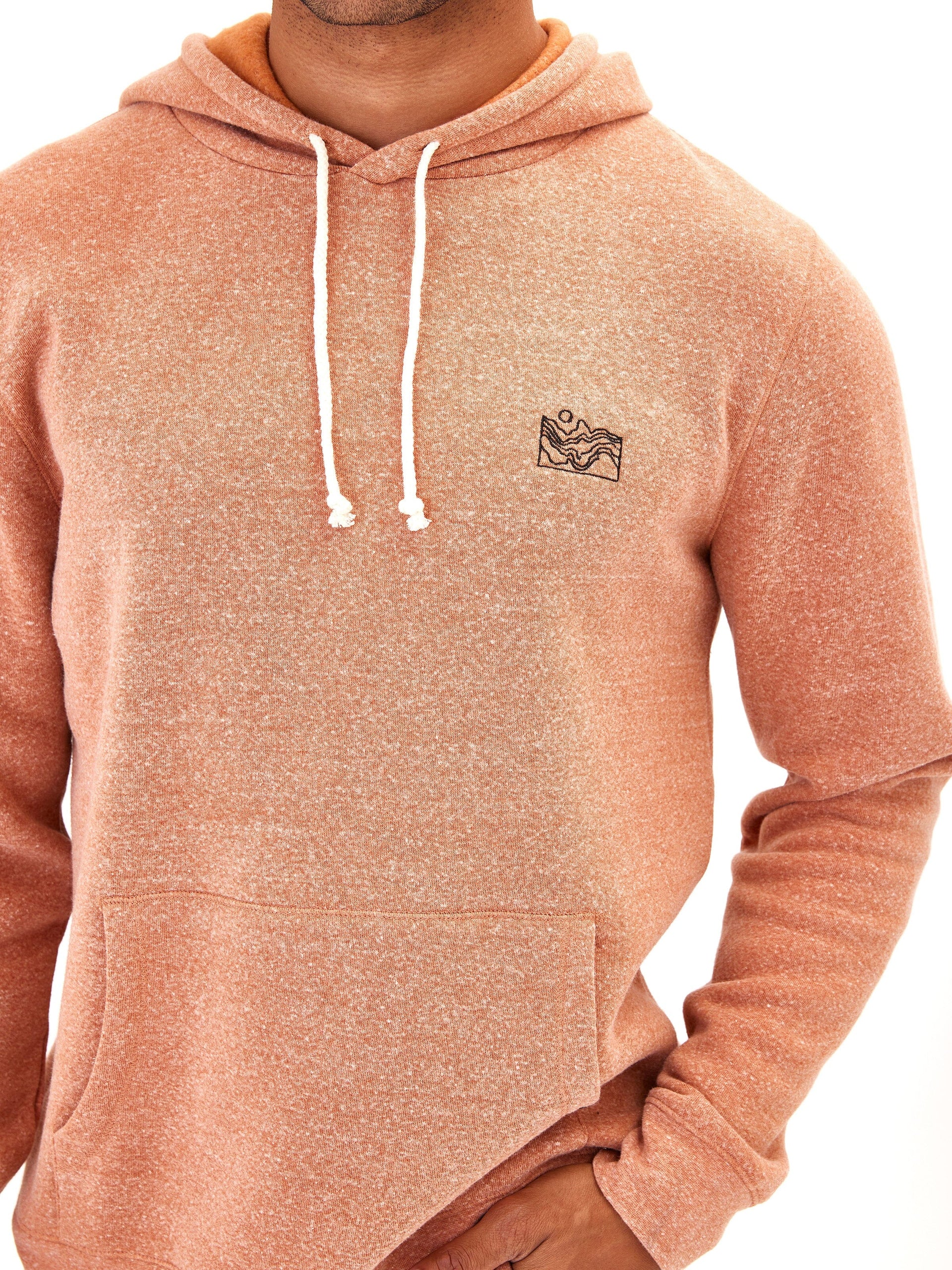 Unisex Embroidered Triblend Fleece Hoodie