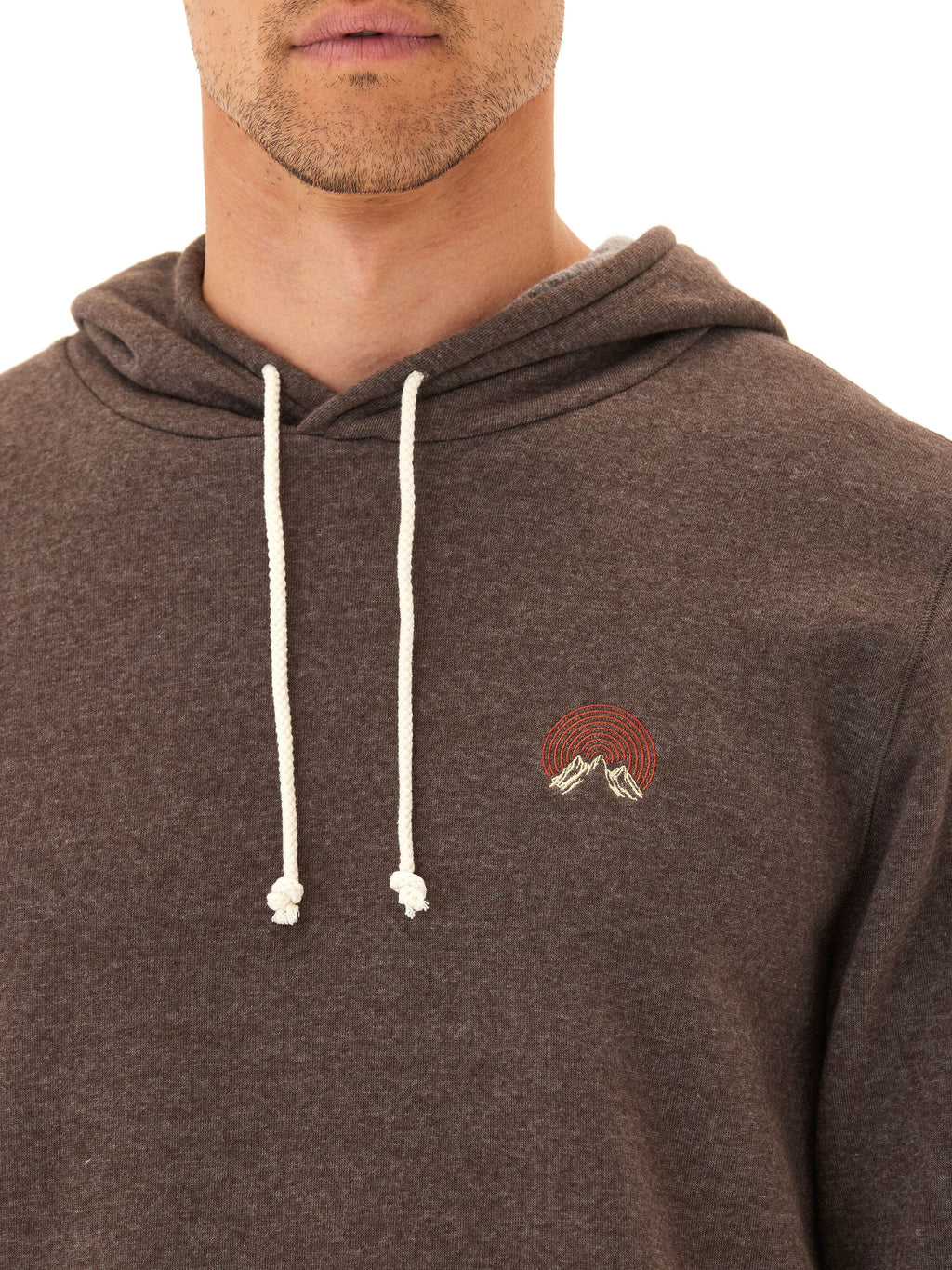 Embroidered Triblend Fleece Pullover Hoodie for All-Day Comfort
