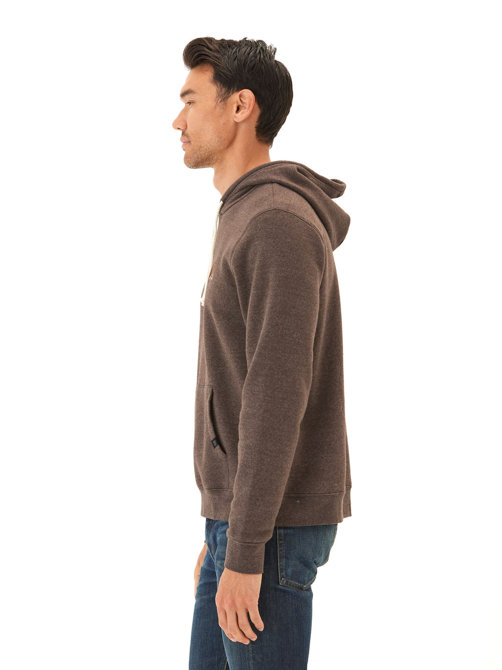 Embroidered Triblend Fleece Pullover Hoodie for All-Day Comfort
