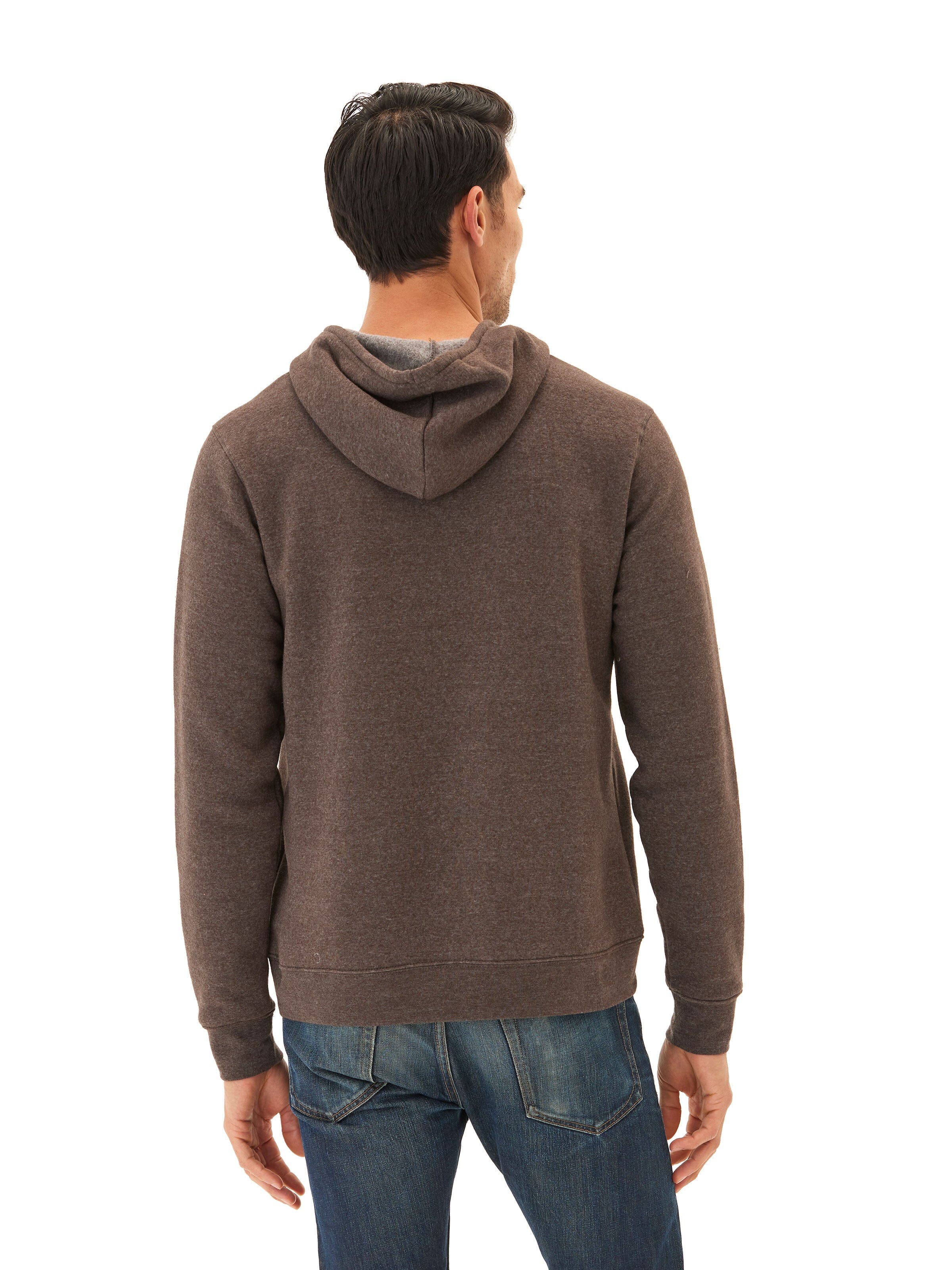 Embroidered Triblend Fleece Pullover Hoodie for All-Day Comfort