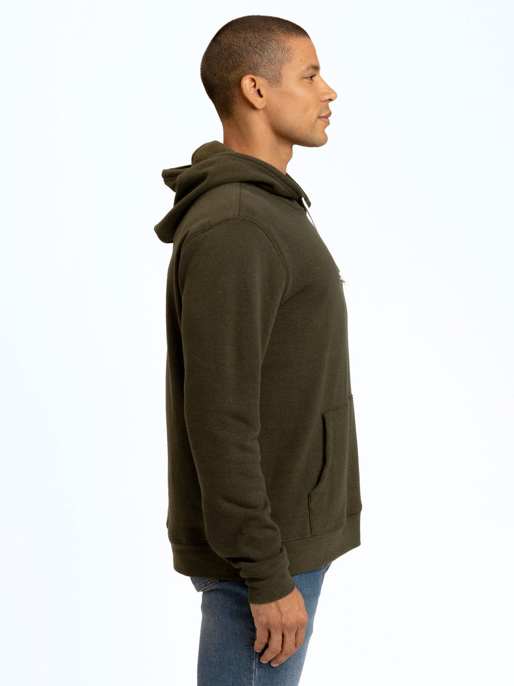 Men's Embroidered Triblend Pullover Hoodie
