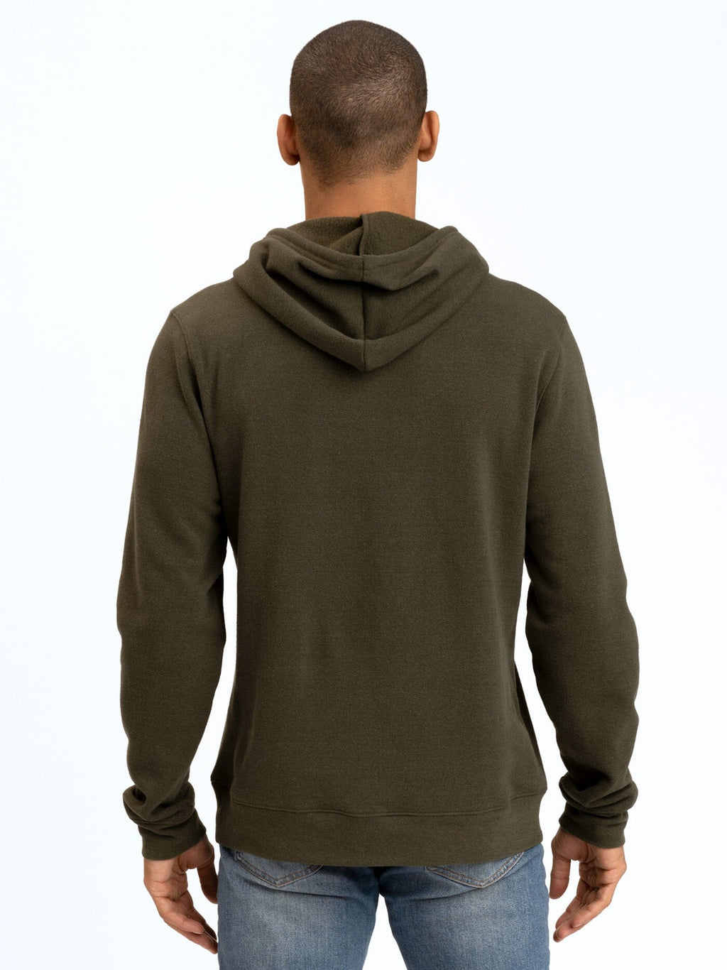 Men's Embroidered Triblend Pullover Hoodie