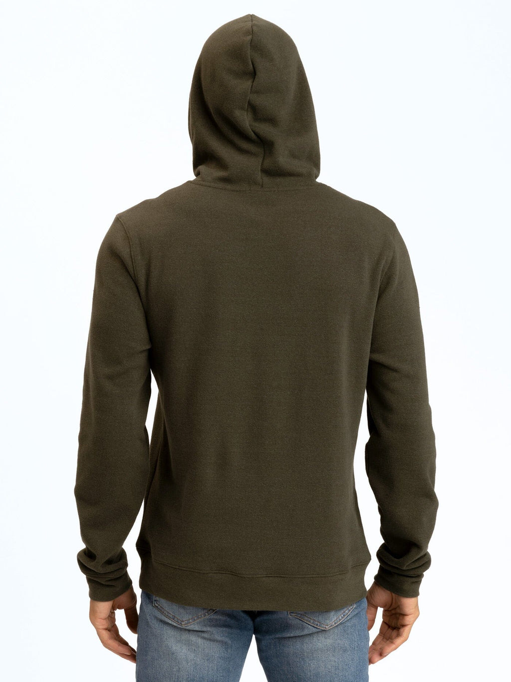 Men's Embroidered Triblend Pullover Hoodie