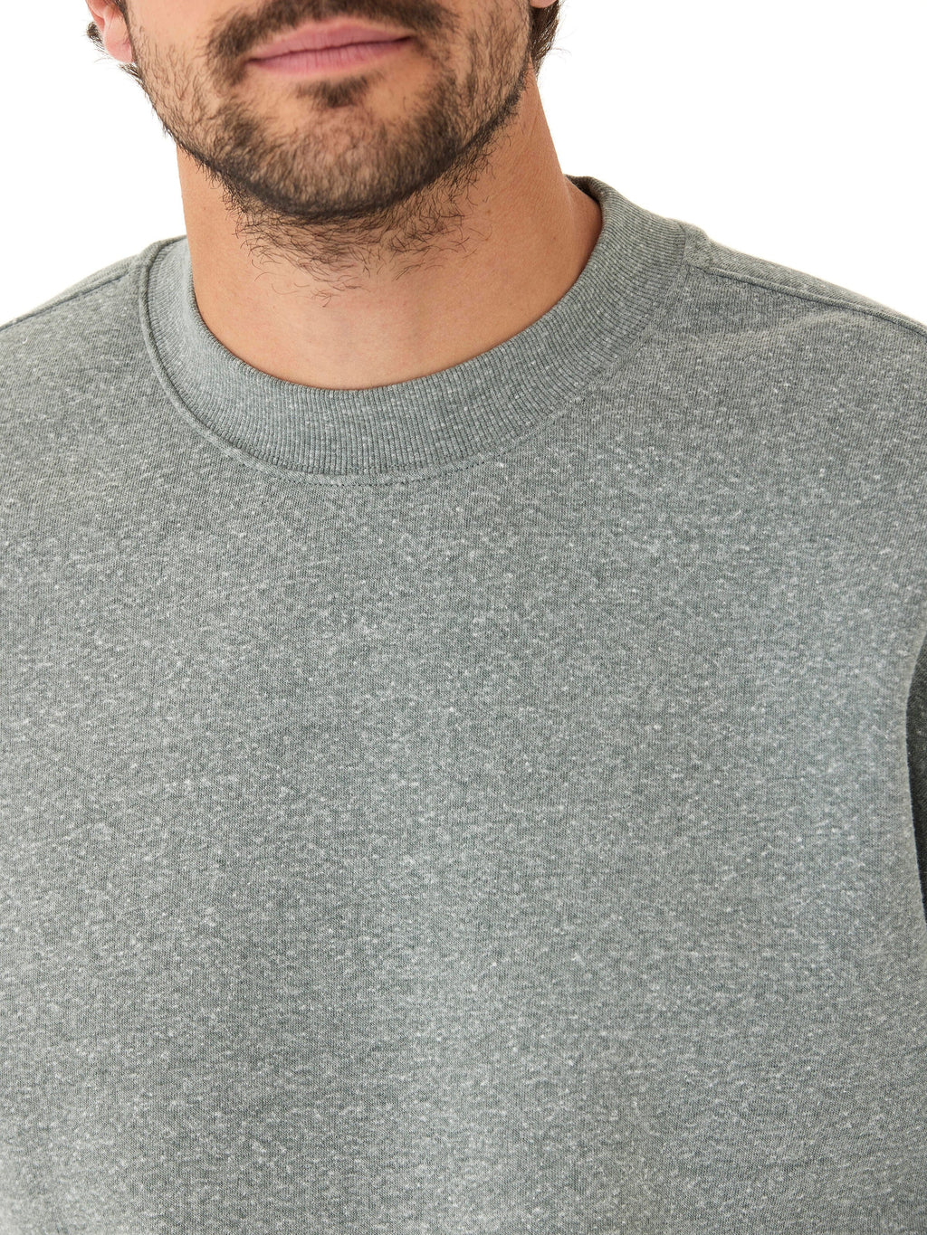 Rudy 2.0 Men's Grey Triblend Fleece Drop Shoulder Sweatshirt