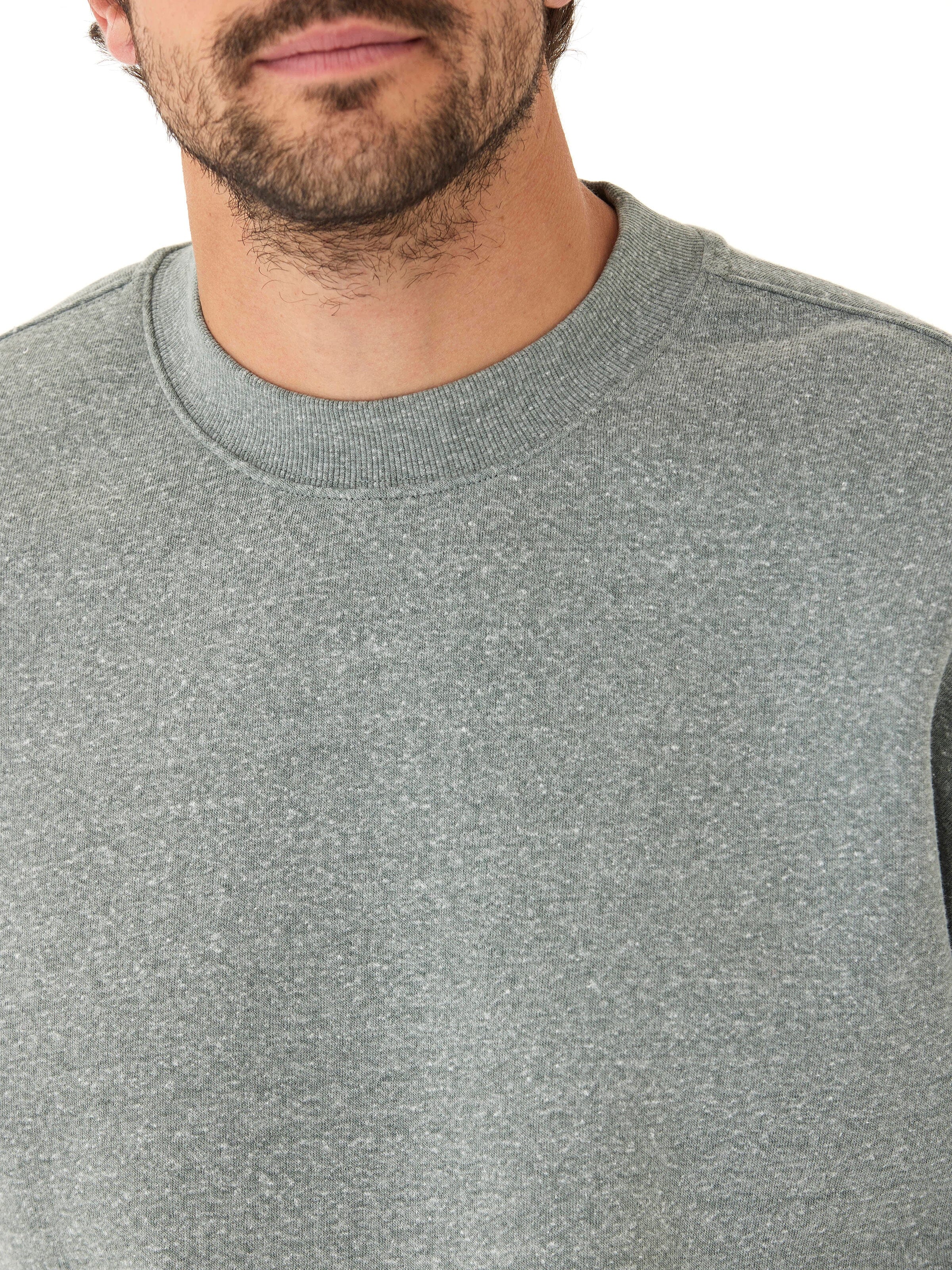 Rudy 2.0 Men's Grey Triblend Fleece Drop Shoulder Sweatshirt