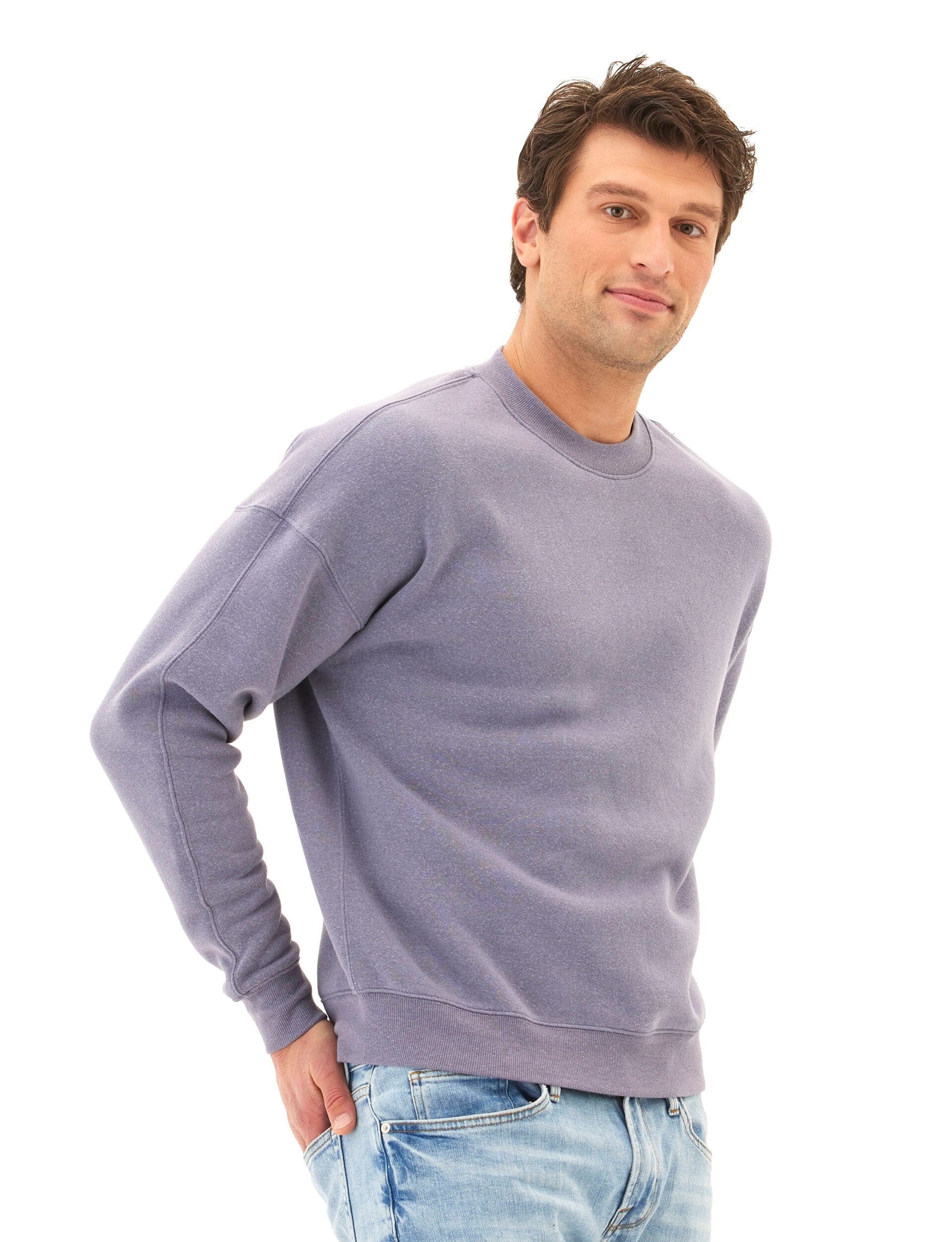 Rudy 2.0 Triblend Fleece Drop Shoulder Sweatshirt