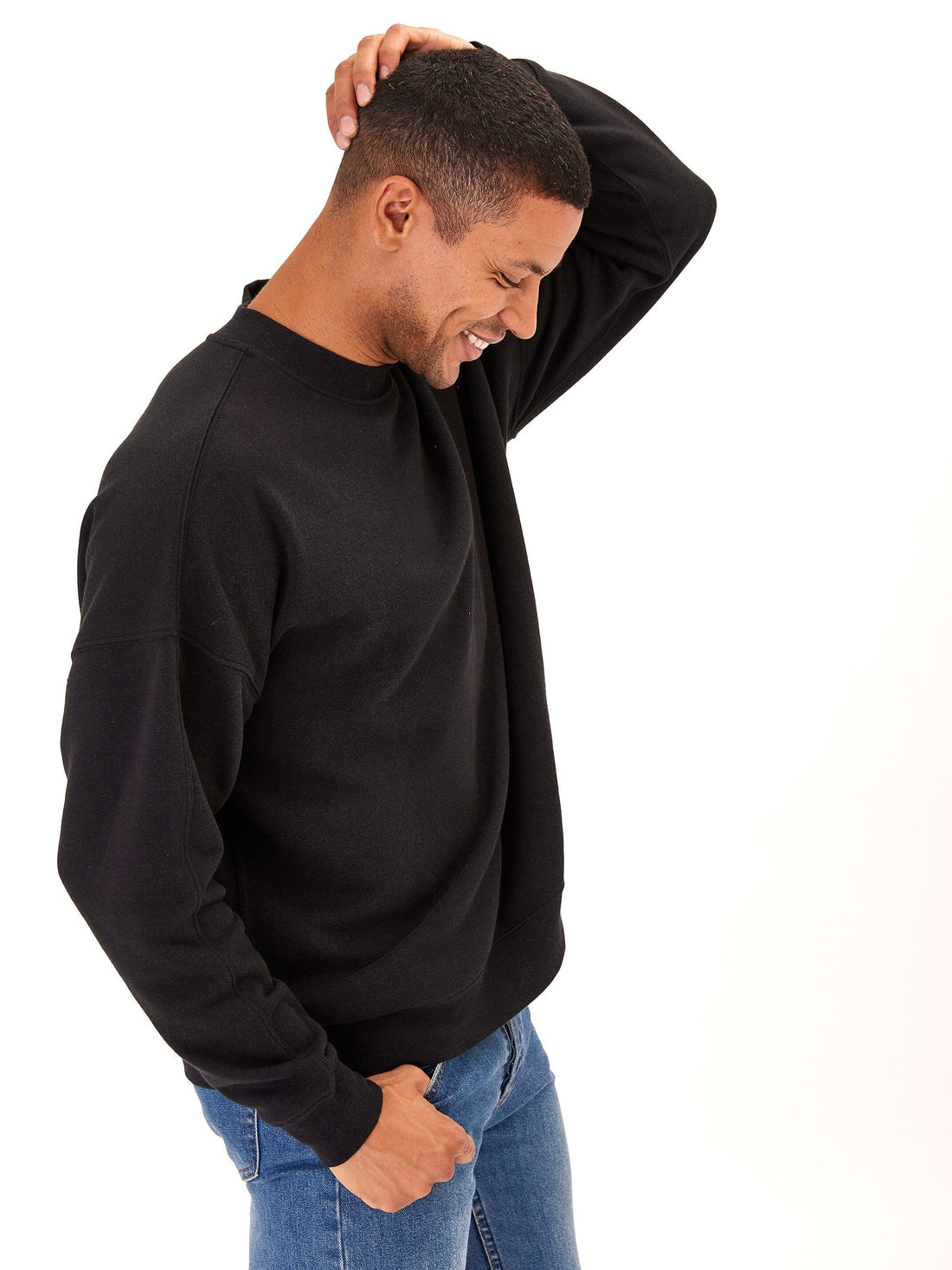 Rudy Triblend Fleece Drop Shoulder Sweatshirt - Comfortable Organic