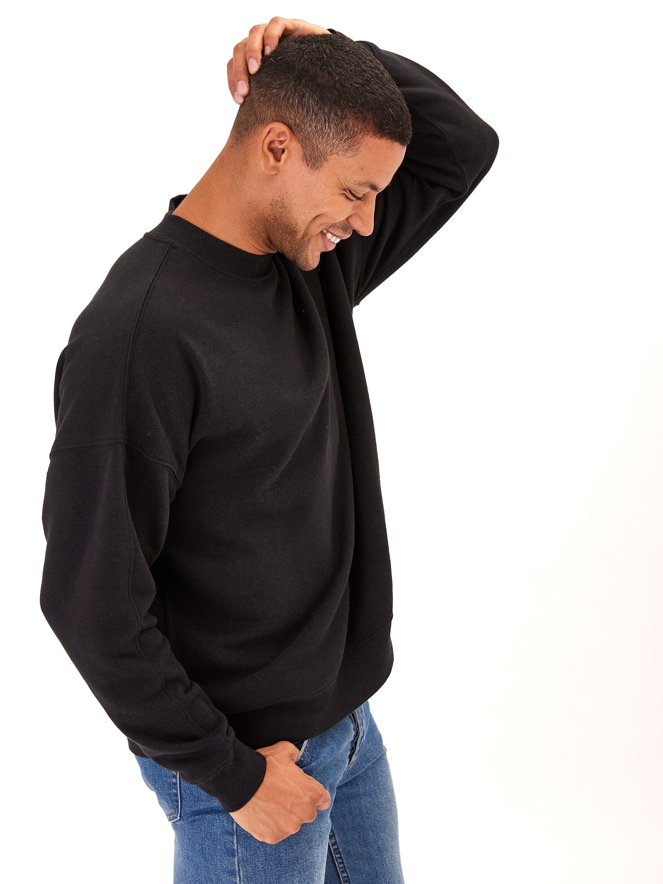 Rudy Triblend Fleece Drop Shoulder Sweatshirt - Comfortable Organic