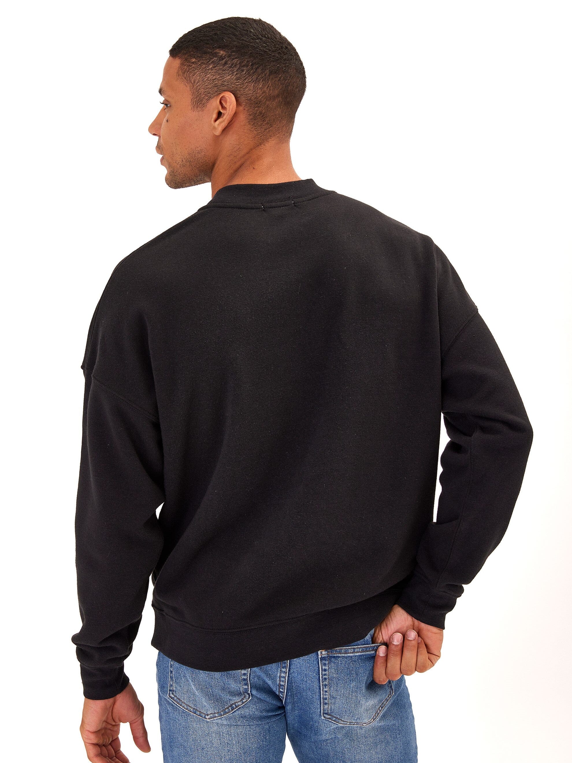 Rudy Triblend Fleece Drop Shoulder Sweatshirt - Comfortable Organic