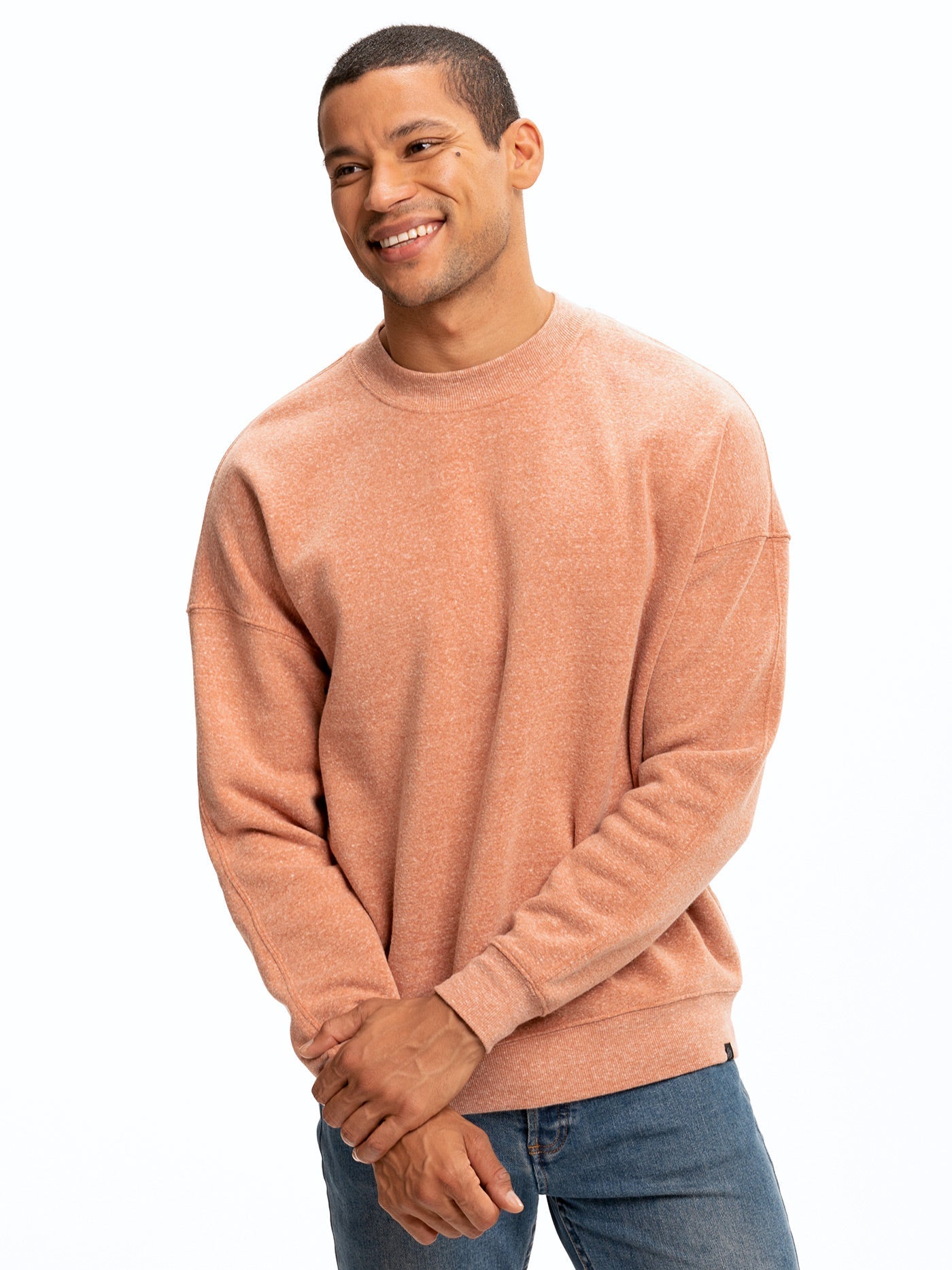 Rudy Triblend Fleece Drop Shoulder Sweatshirt in a relaxed, casual fit.