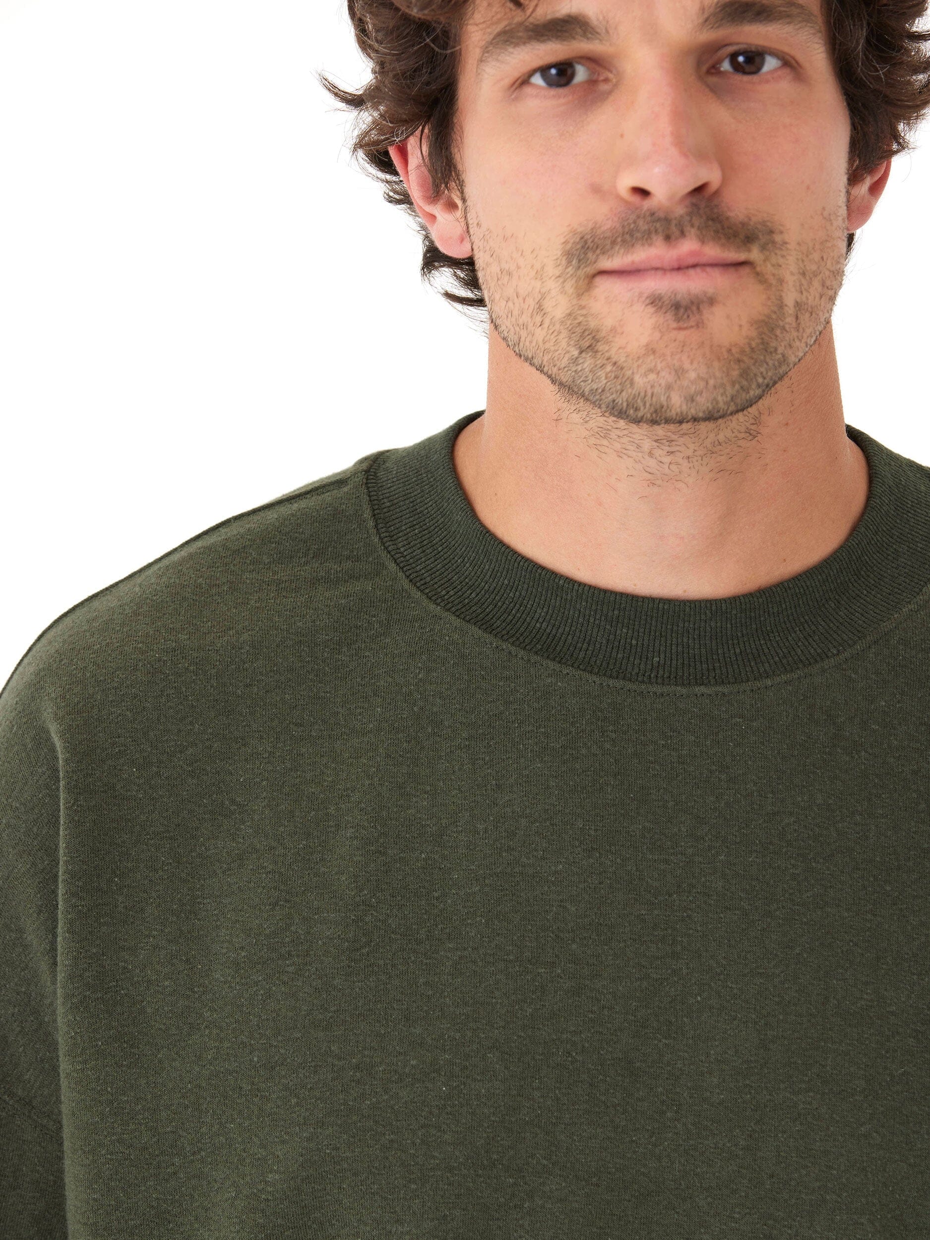 Rudy Triblend Fleece Drop Shoulder Sweatshirt - Sustainable Comfort