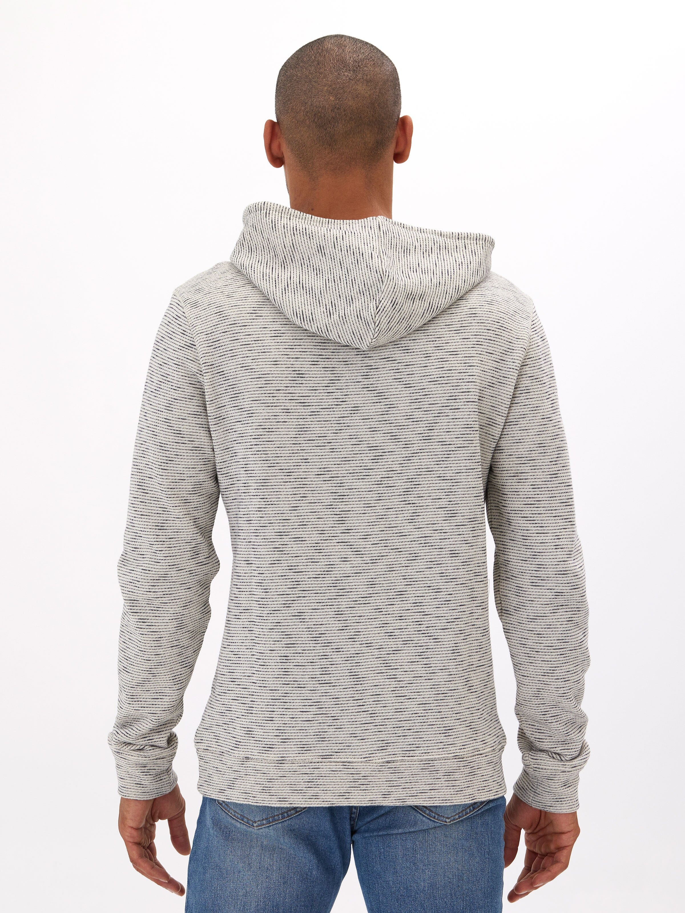 Nico Striped Terry Pullover Hoodie